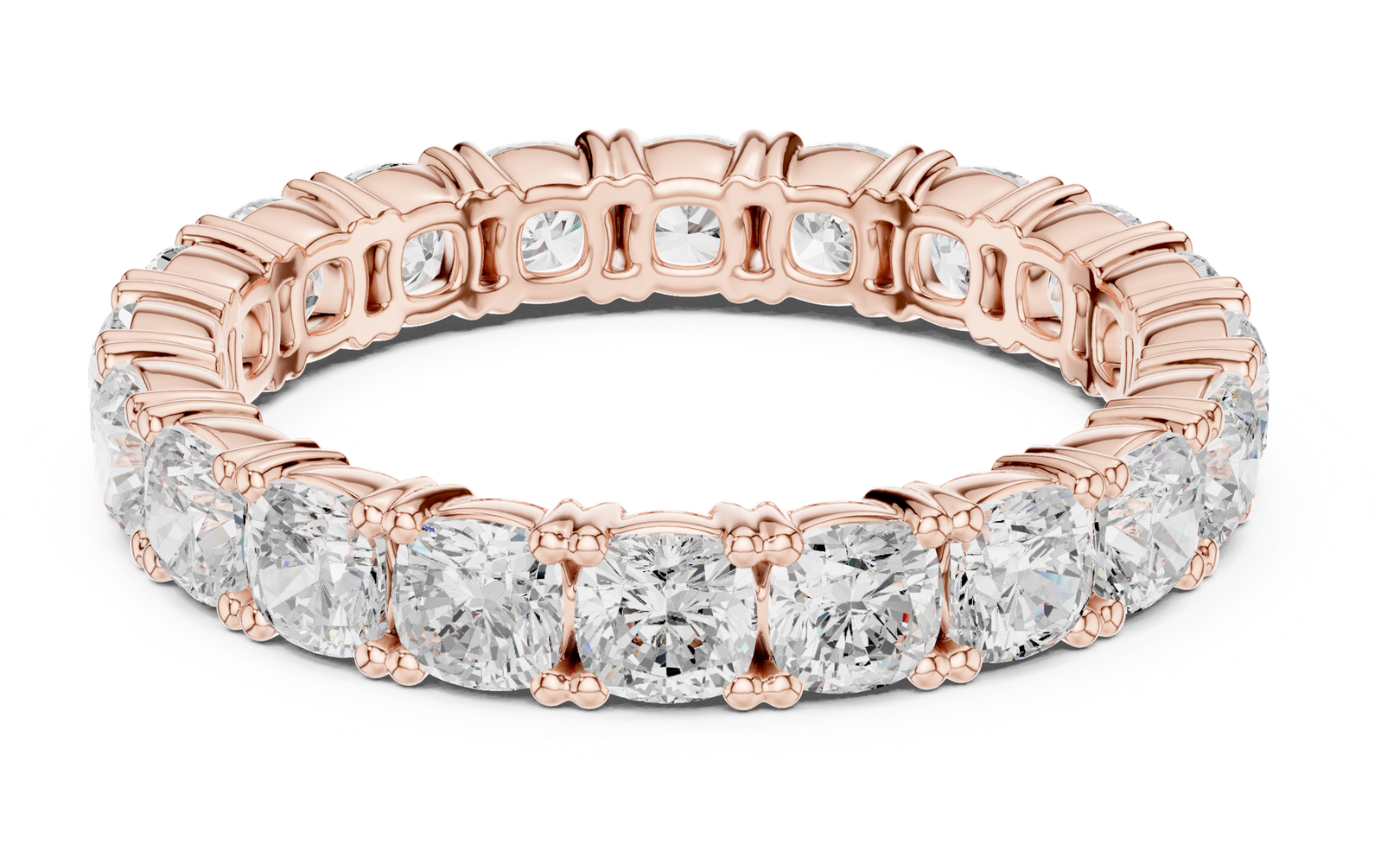 Rose Gold Diamond Eternity Band
