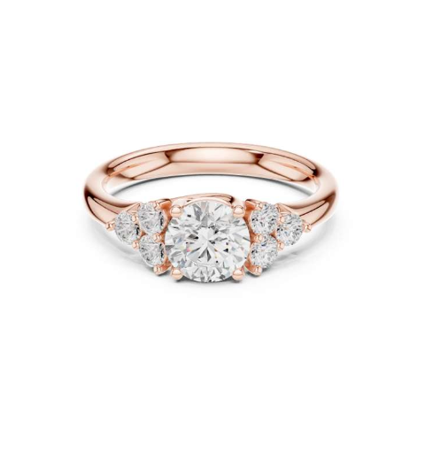 Rose Gold Diamond Engagement Ring