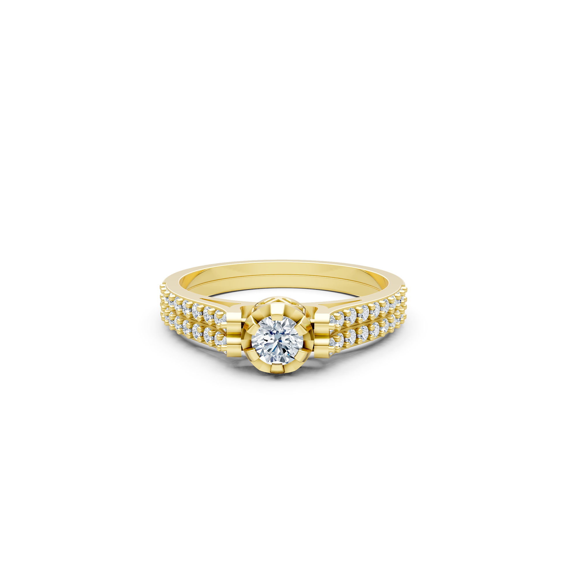 Elegant Gold Diamond Ring