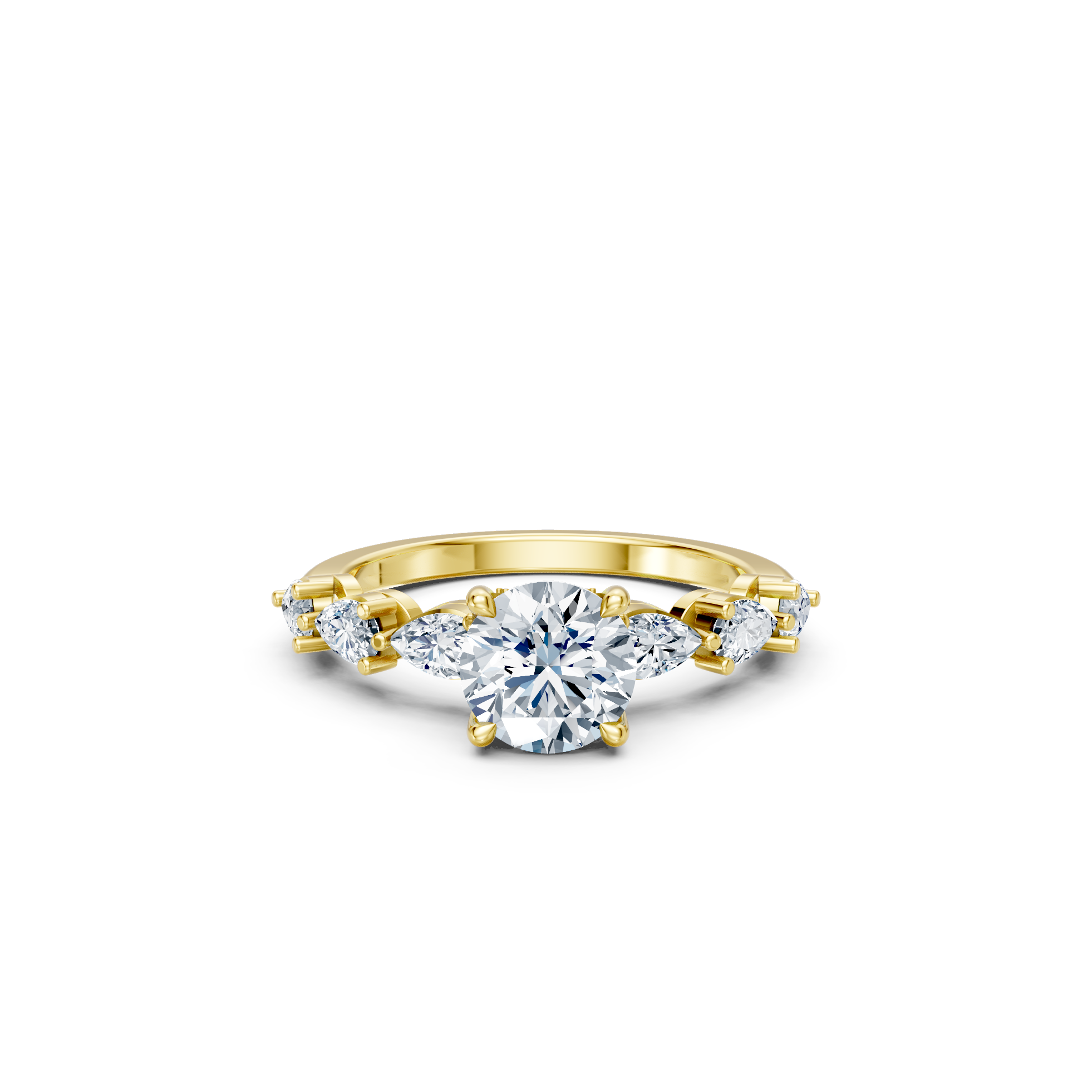Elegant Gold Diamond Ring