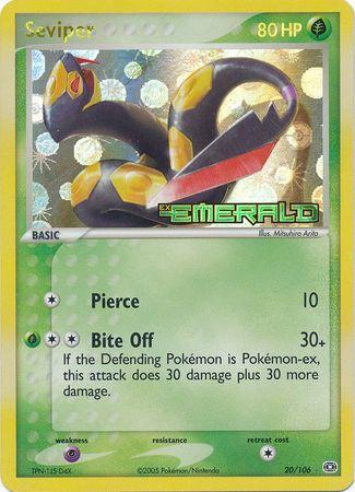 Seviper EX (Stamp) Emerald