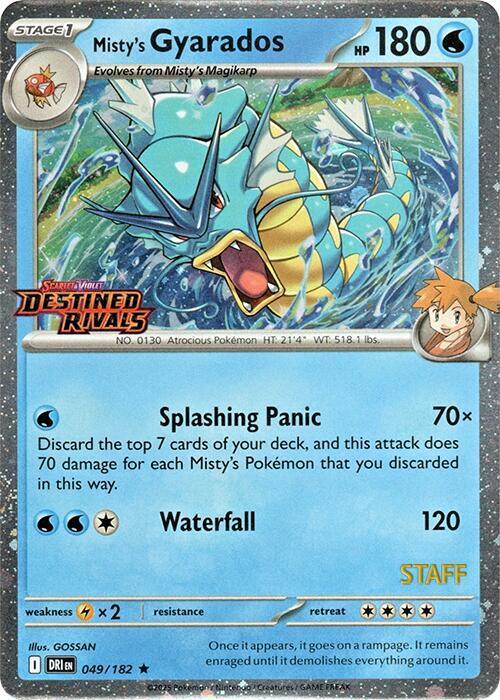 Gyarados de Misty (STAFF) en español