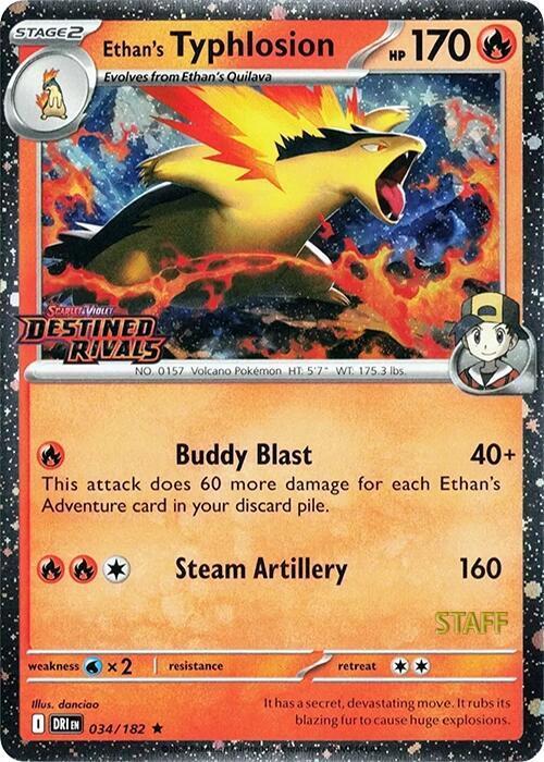 Typhlosion de Ethan (STAFF) en español