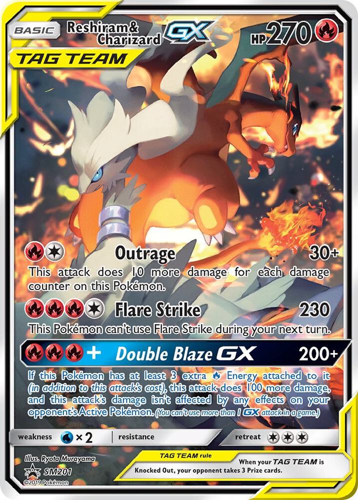 Reshiram y Charizard GX Full Art Alt