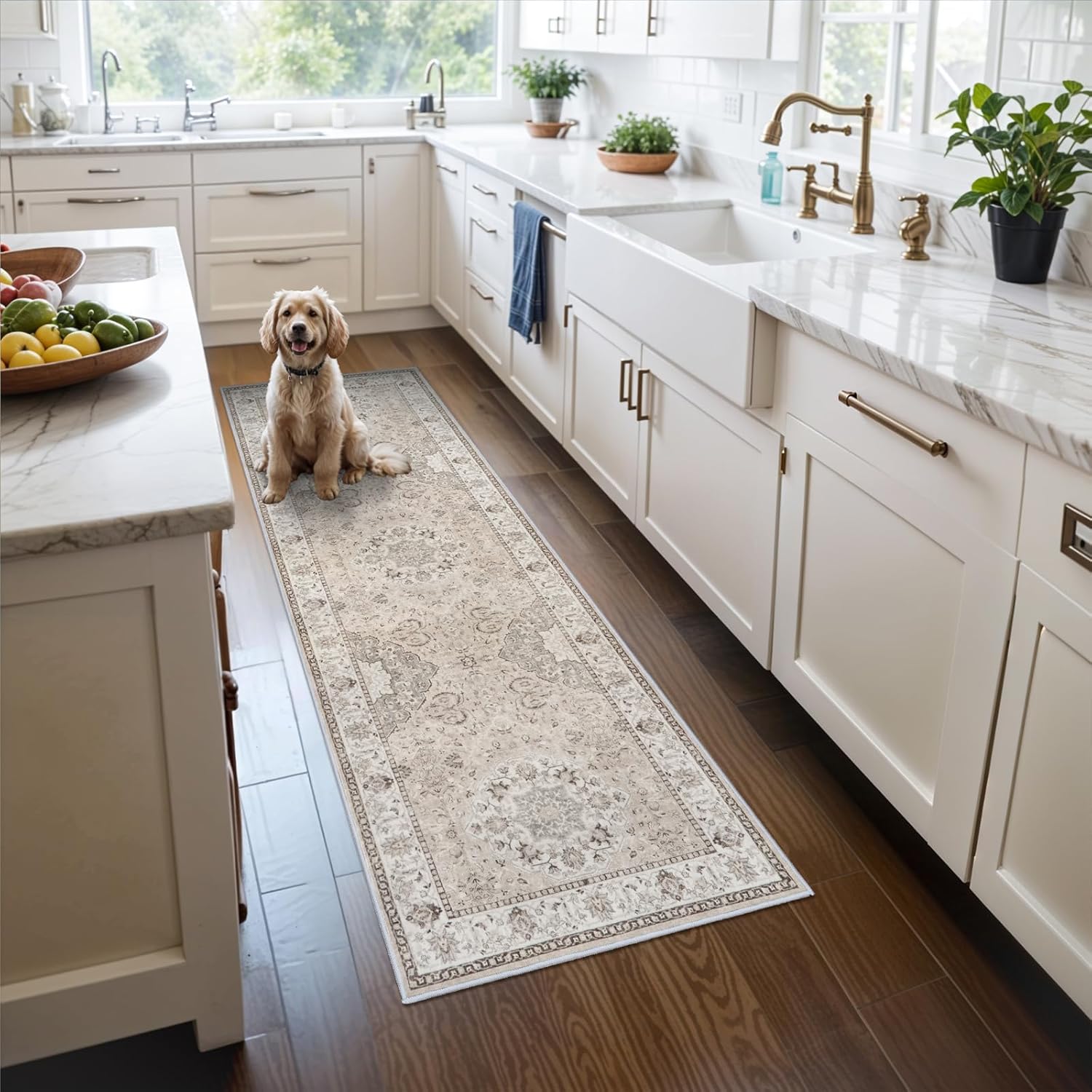 Elegant Kitchen Runner Rug