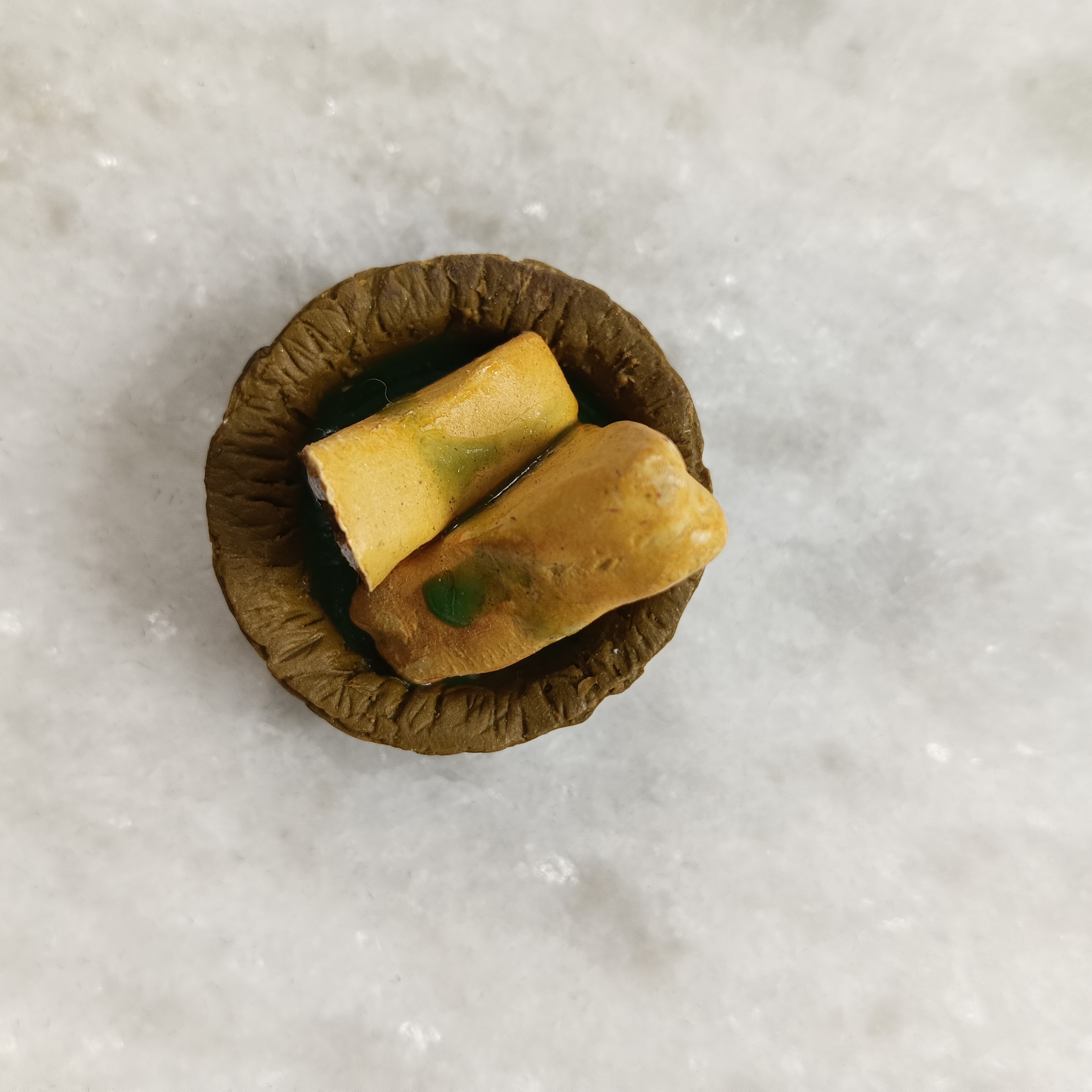 Miniature Bread Pakora Fridge Magnet