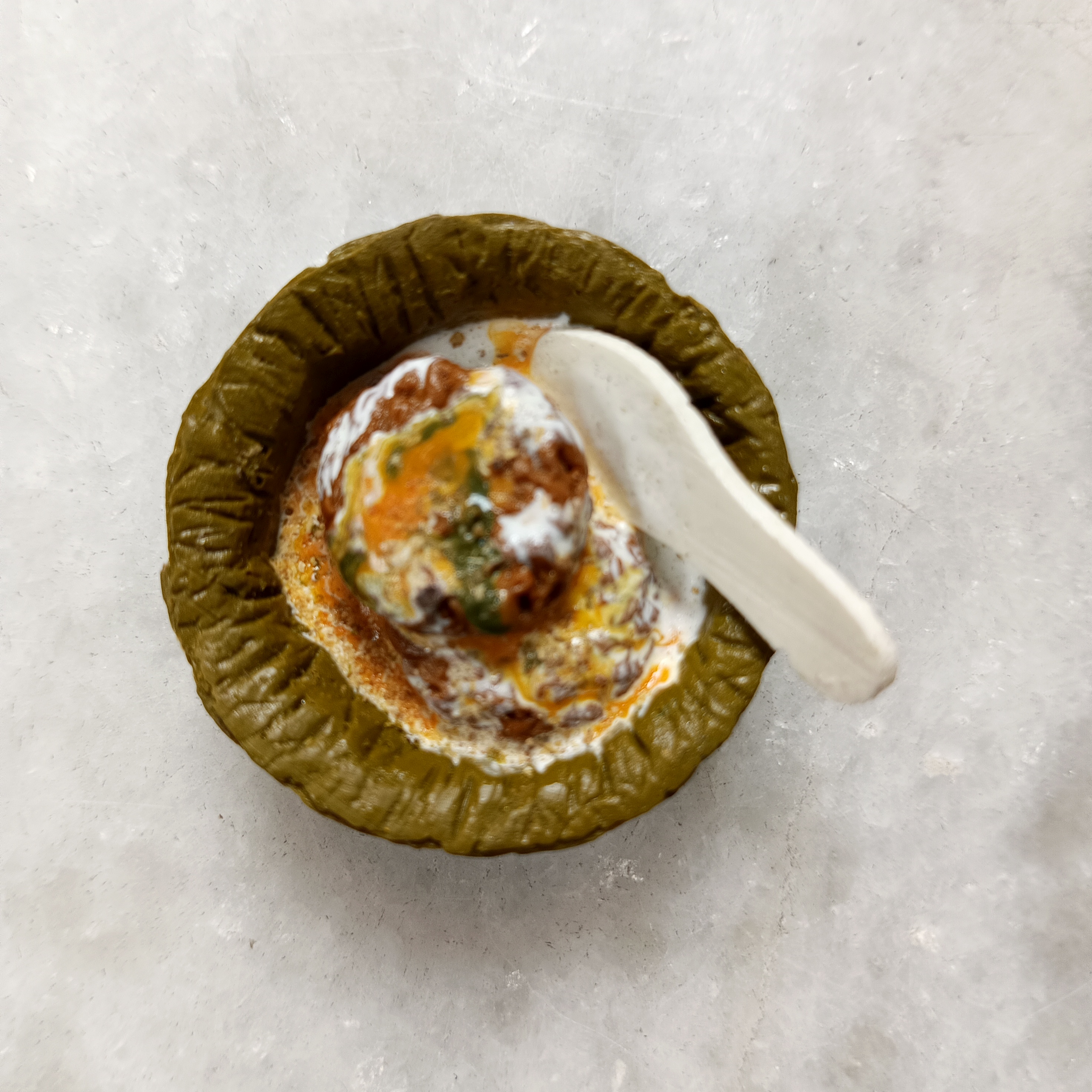 Miniature Aloo Tikki Fridge Magnet