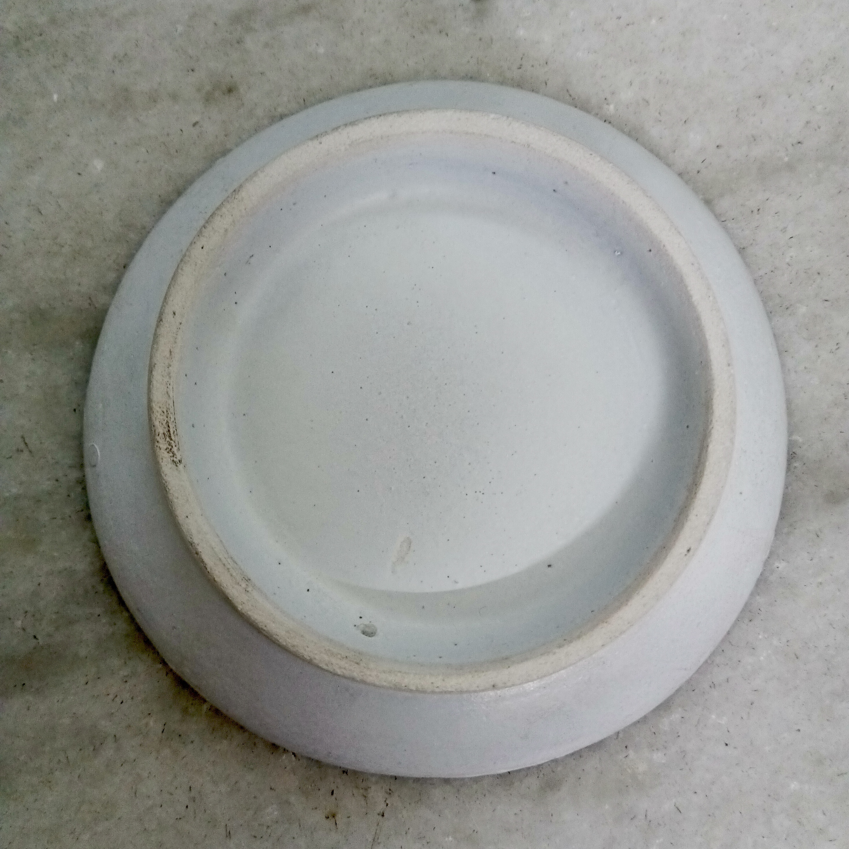 Peacock Ceramic Plate - Small Dark Green Edge