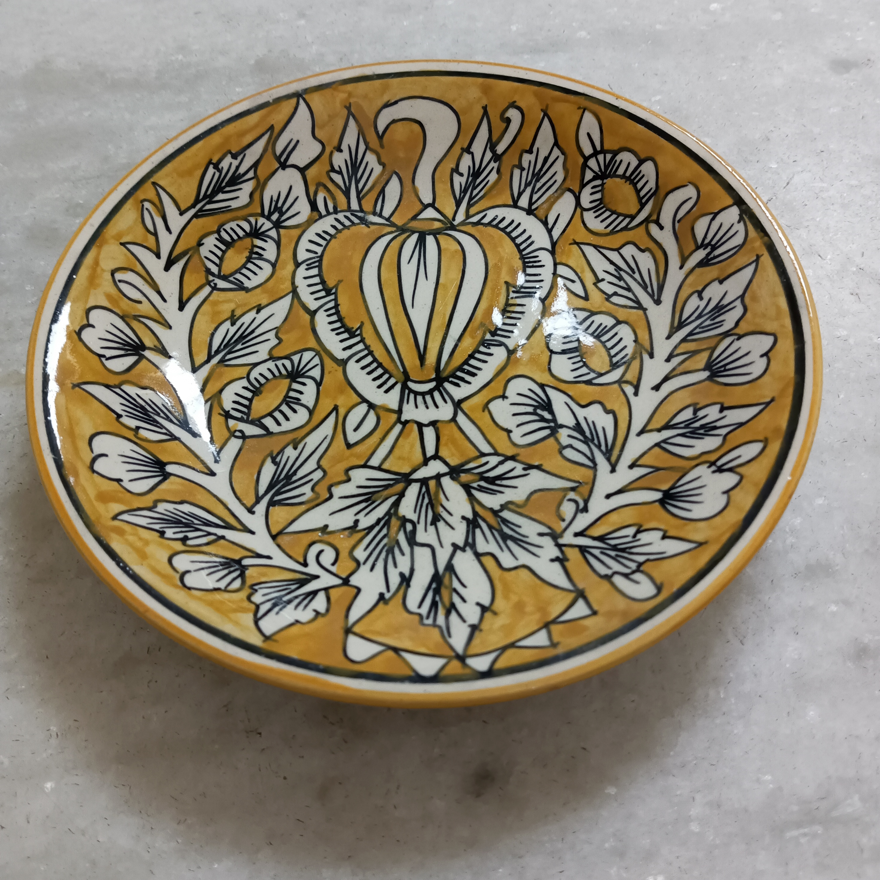 Handpainted Ceramic Plate