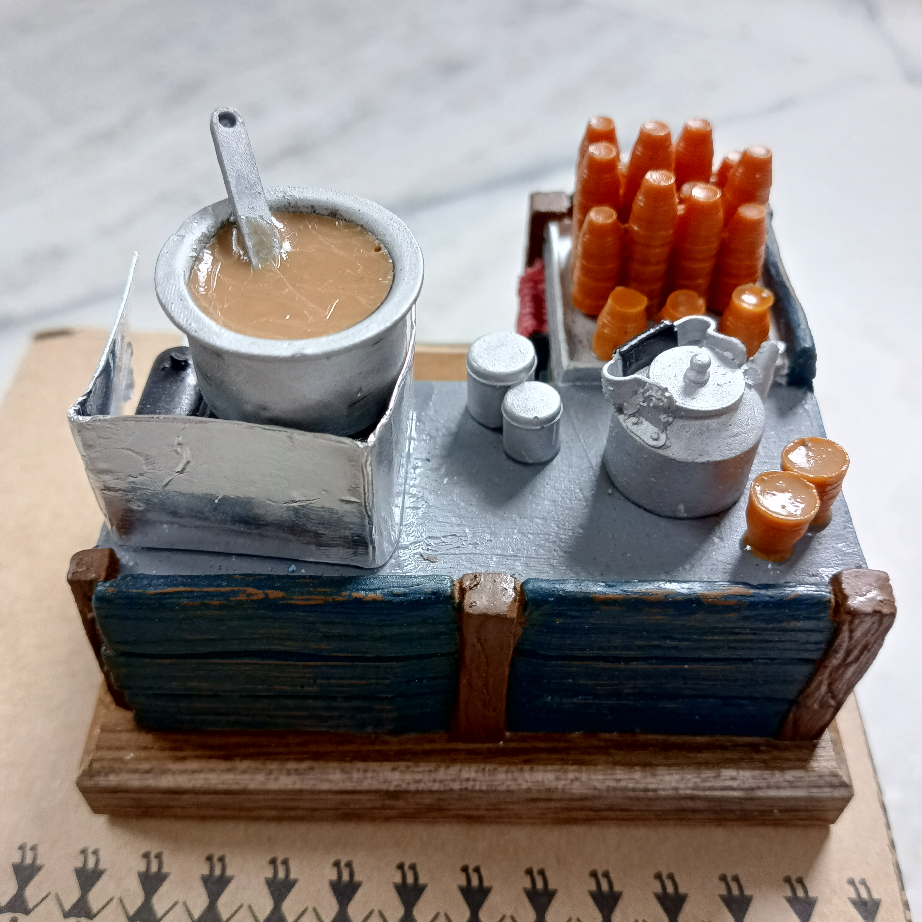 Chai Stall Miniature Set
