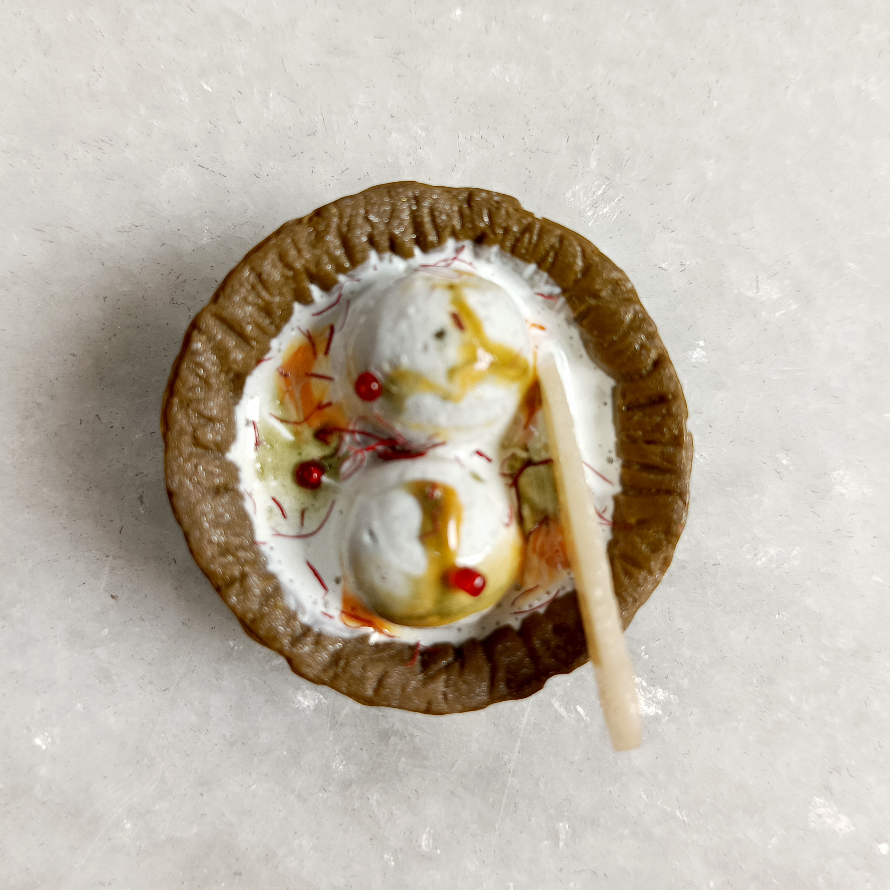 Miniature Dahi Vada Fridge Magnet
