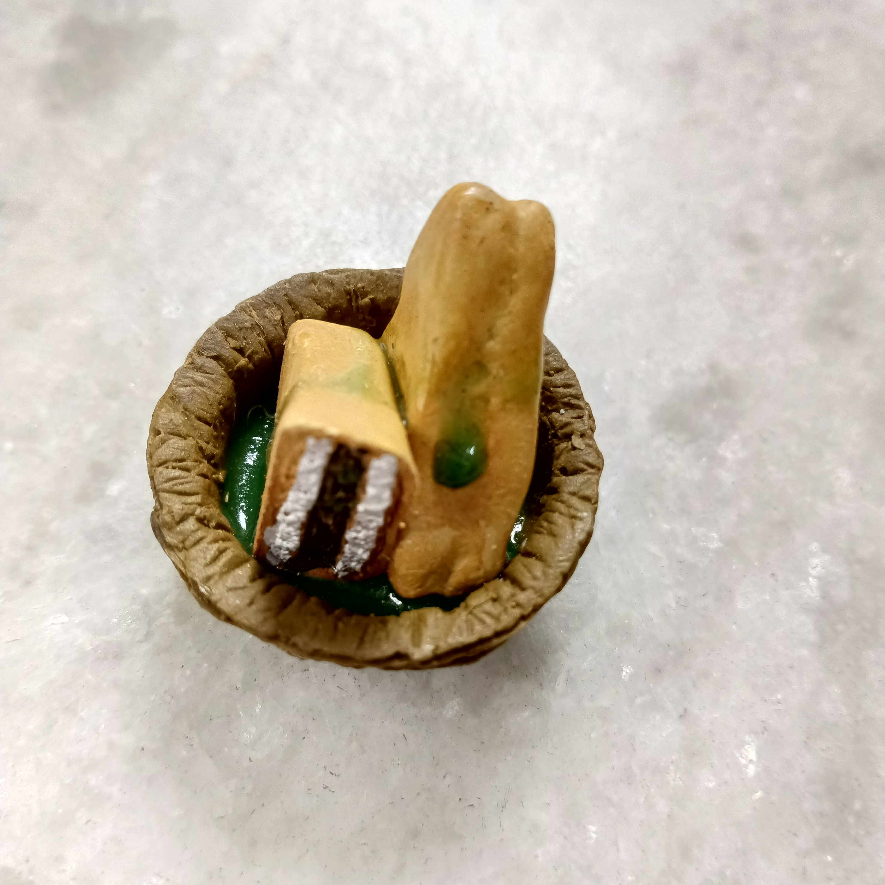 Miniature Bread Pakora Fridge Magnet