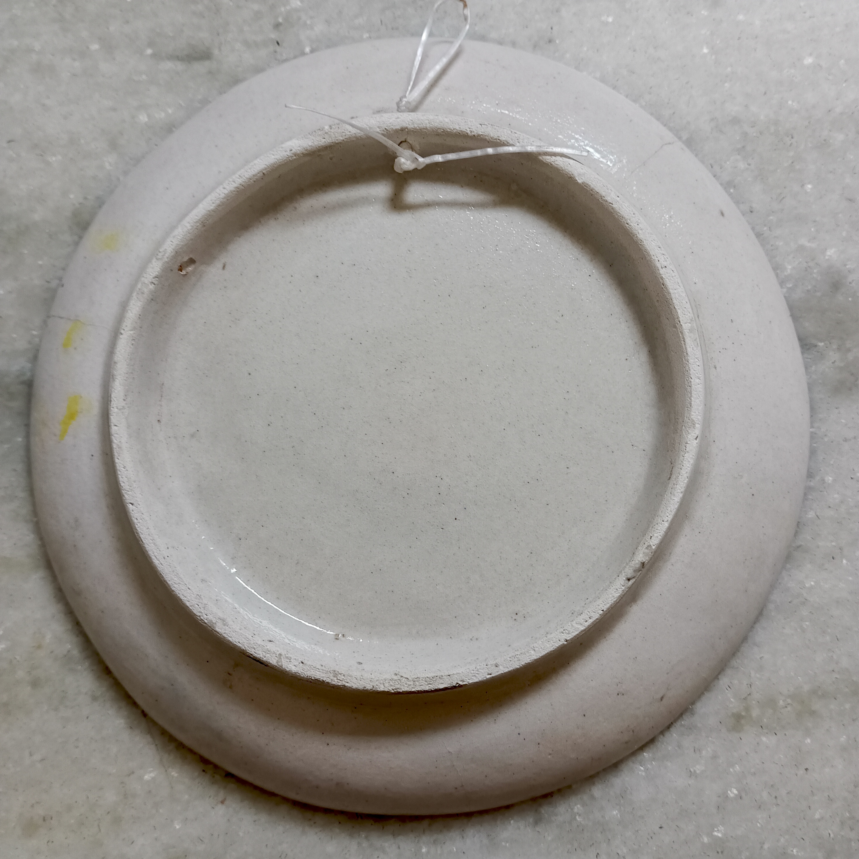 Hand-Painted Ceramic Plate - Blue White