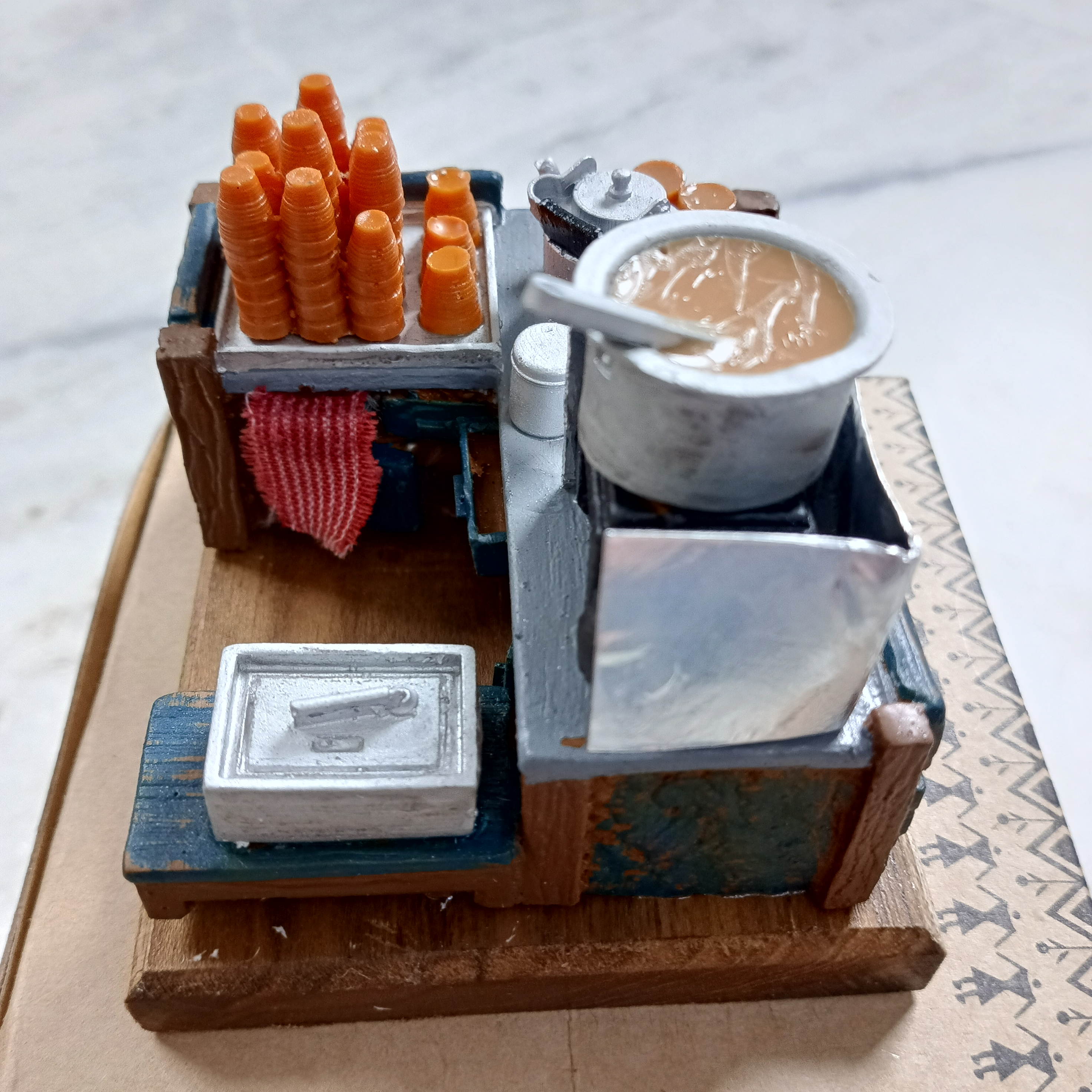 Chai Stall Miniature Set