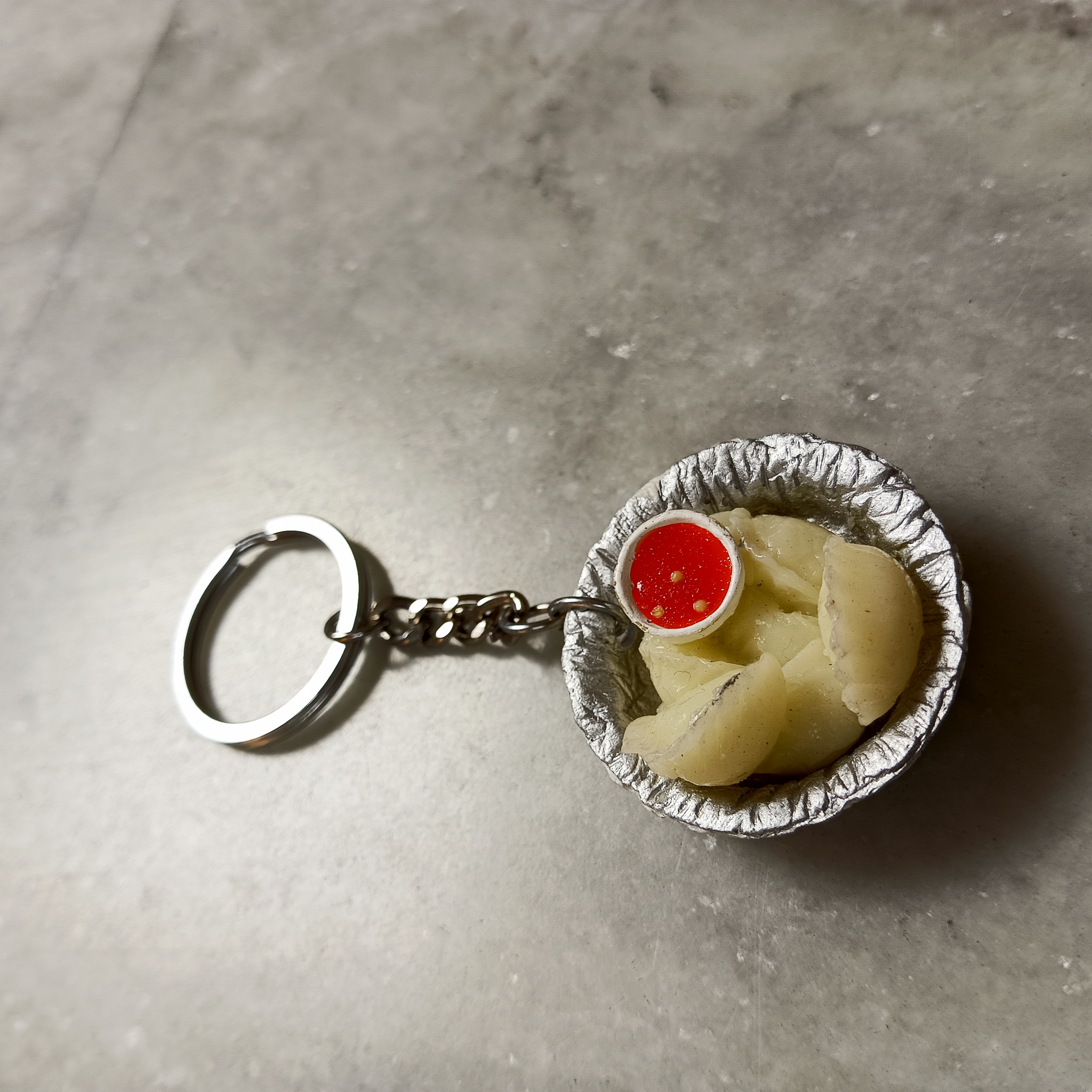 Miniature Momos Keychain