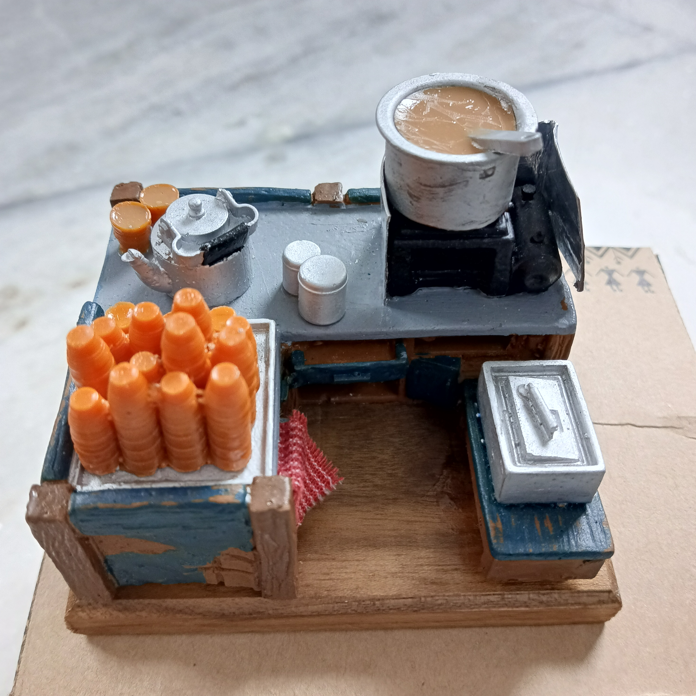 Chai Stall Miniature Set