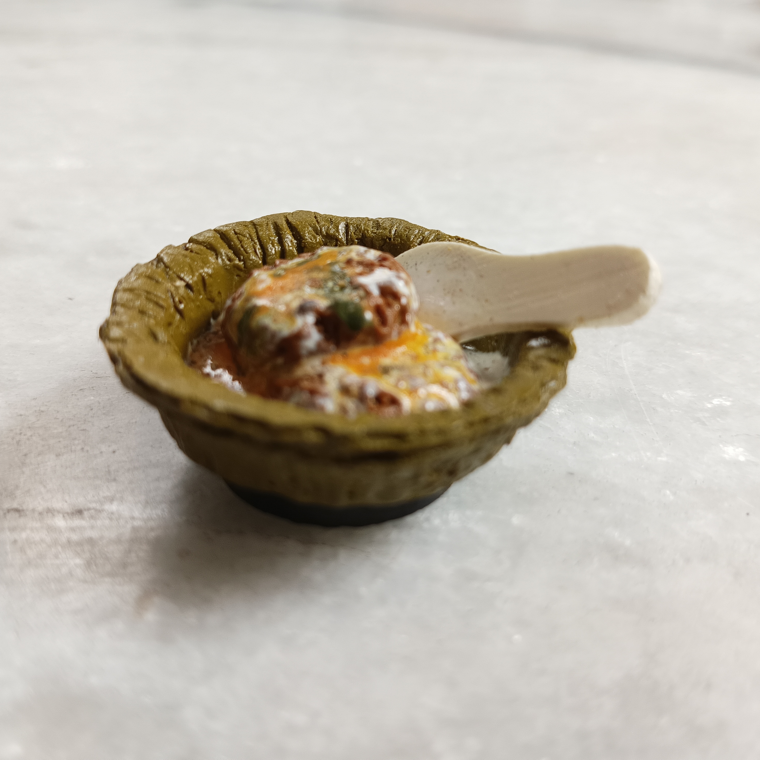 Miniature Aloo Tikki Fridge Magnet