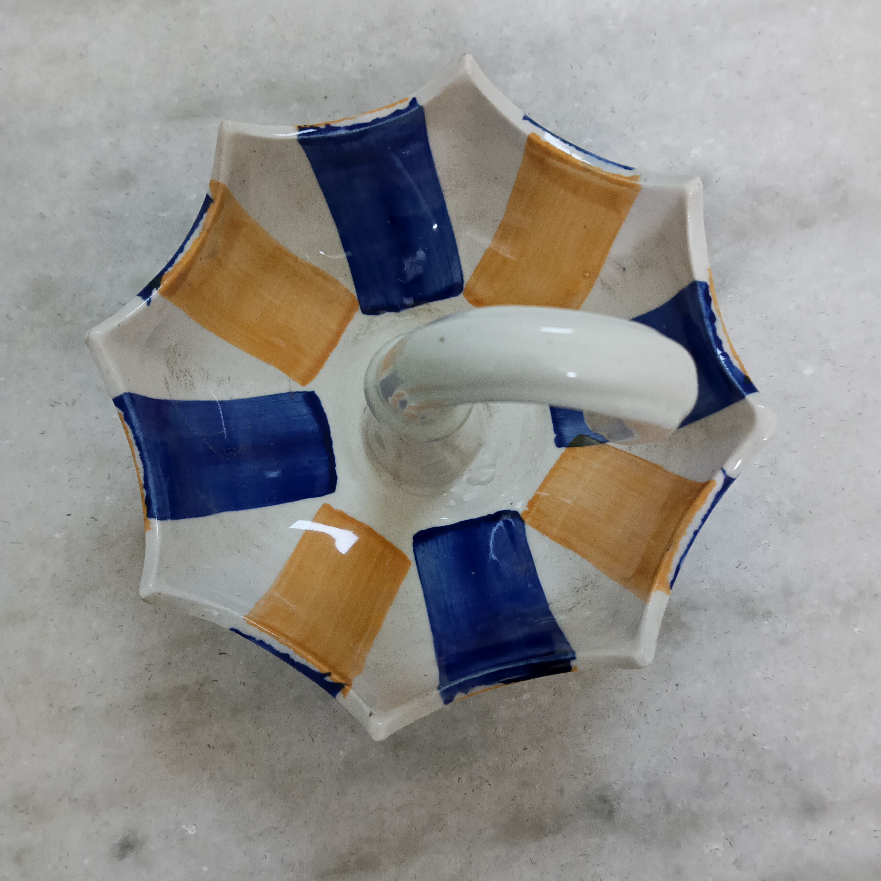 Umbrella-Shaped Ceramic Bowl