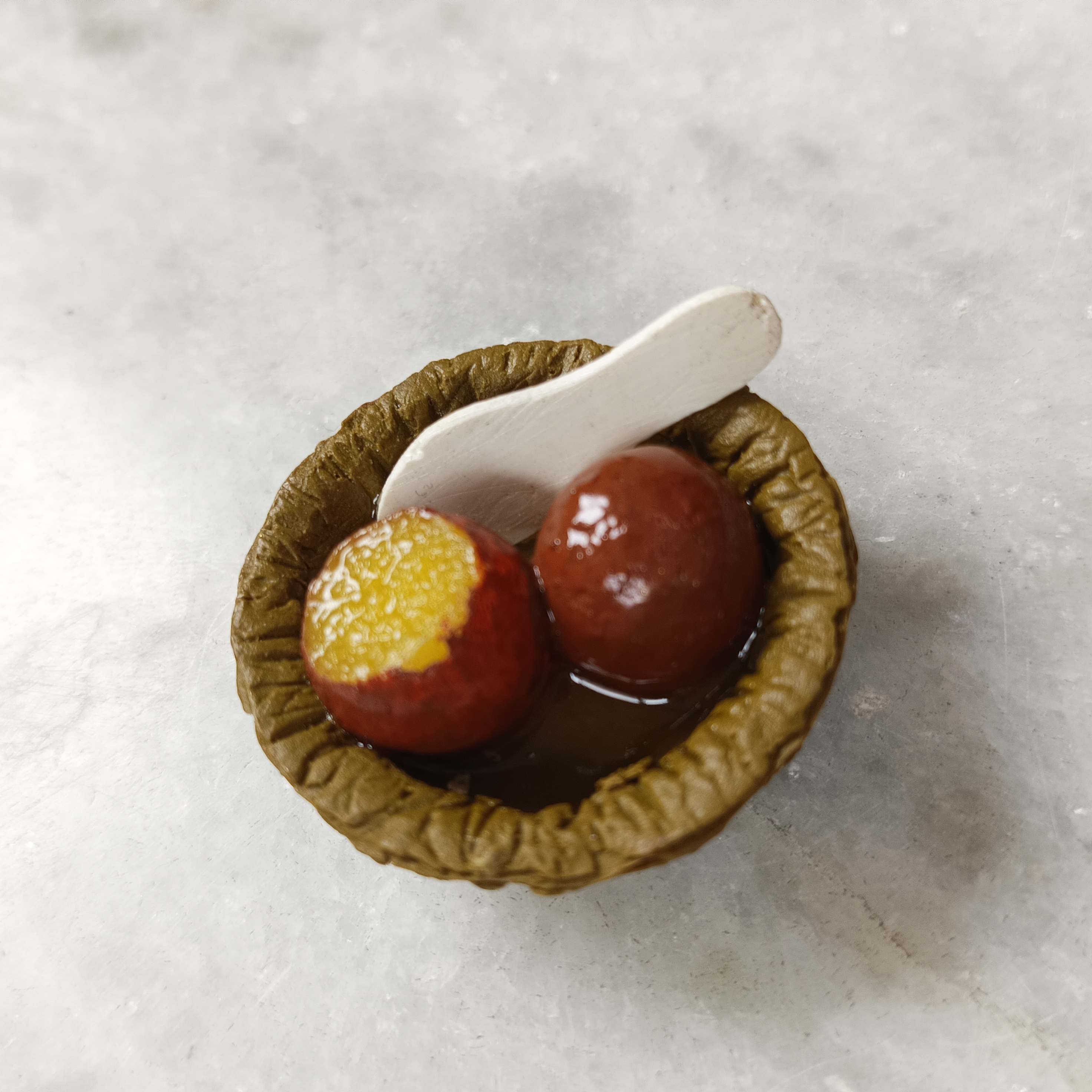Miniature Gulab Jamun Fridge Magnet