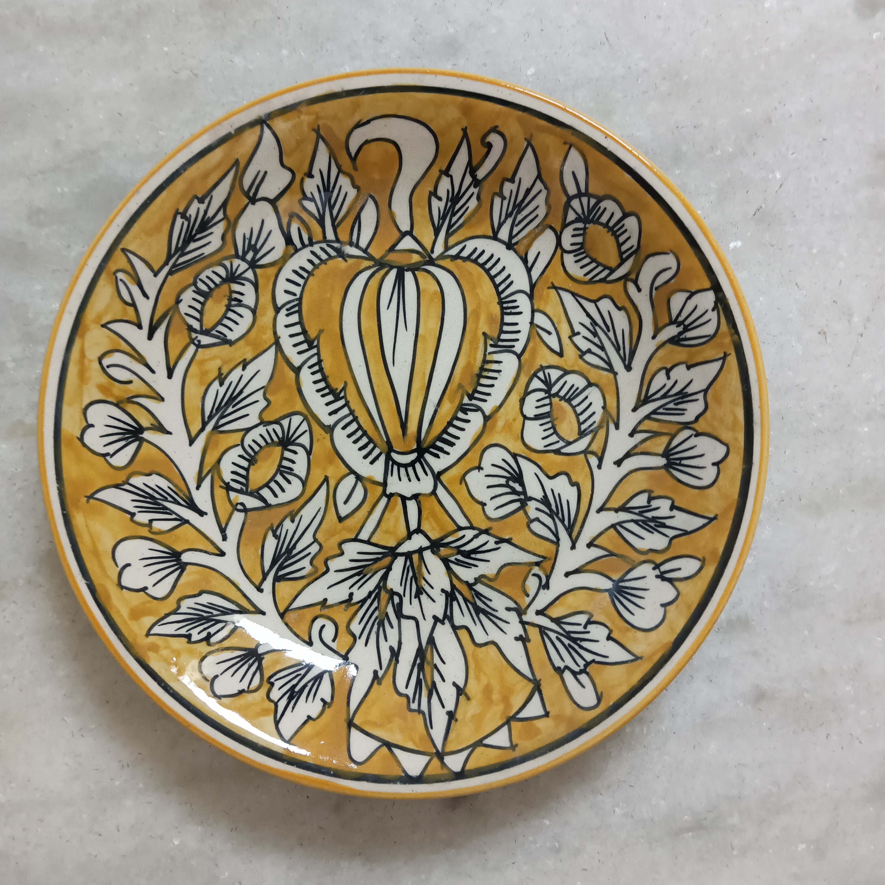 Handpainted Ceramic Plate