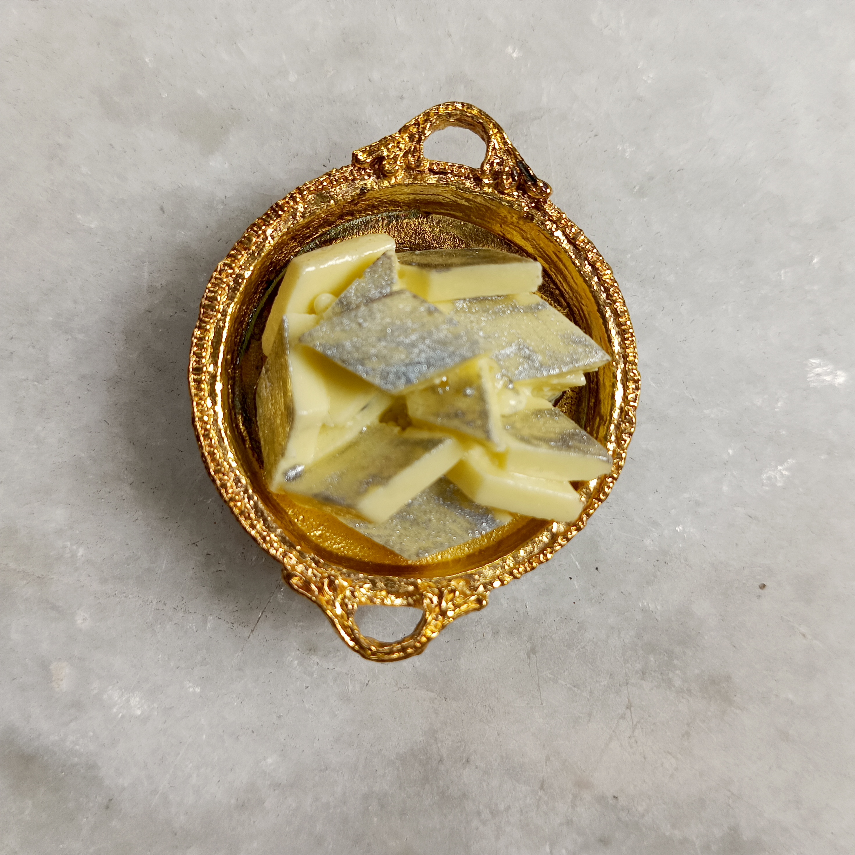 Miniature Kaju Katli Fridge Magnet