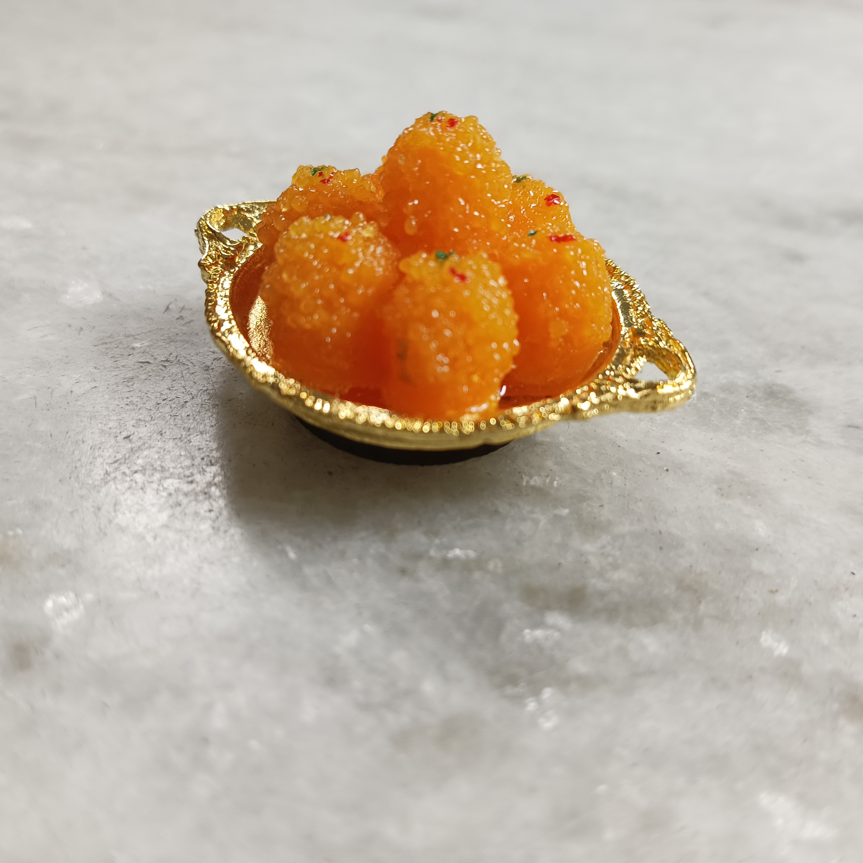 Miniature Boondi Laddu Fridge Magnet