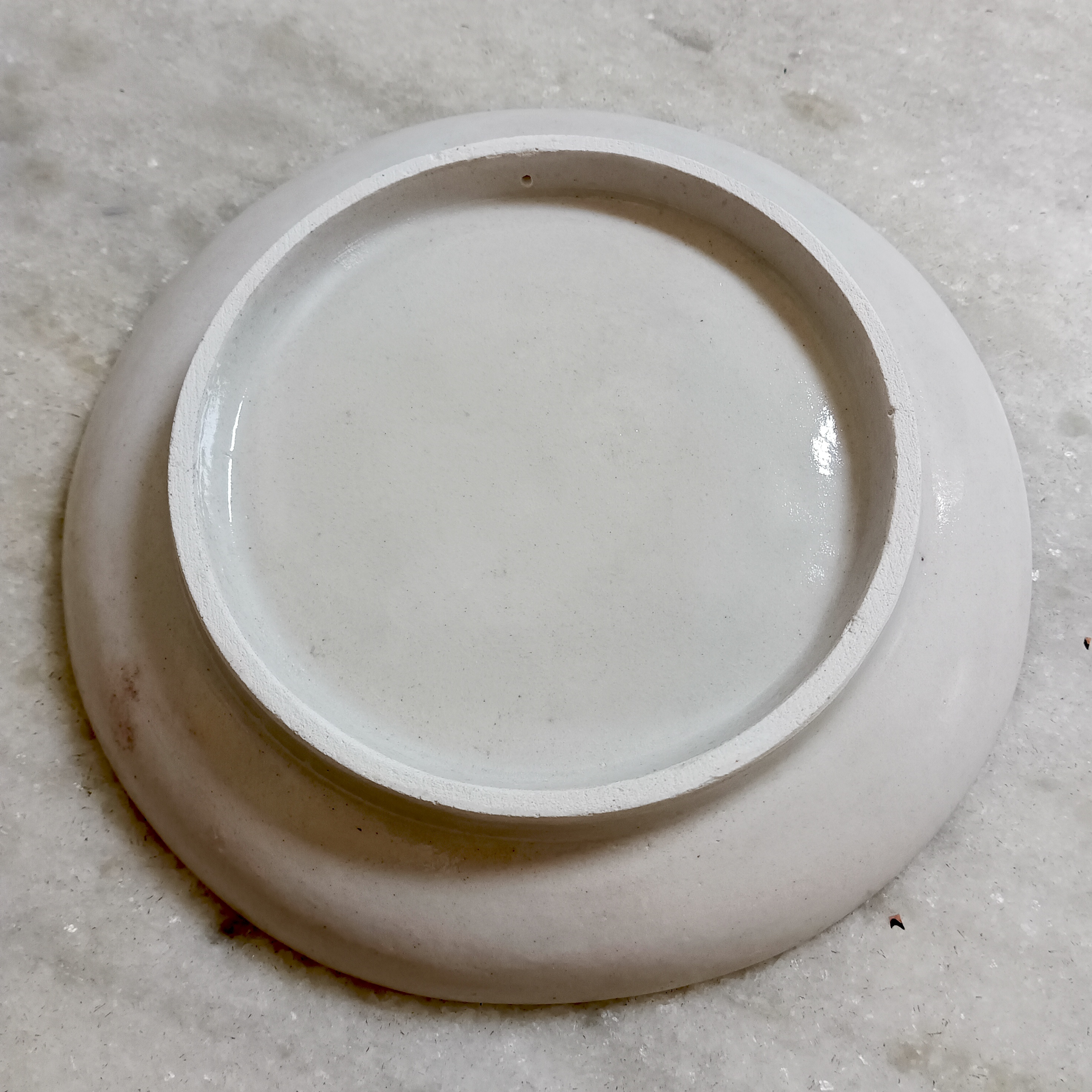 Hand-Painted Ceramic Plate - Yellow