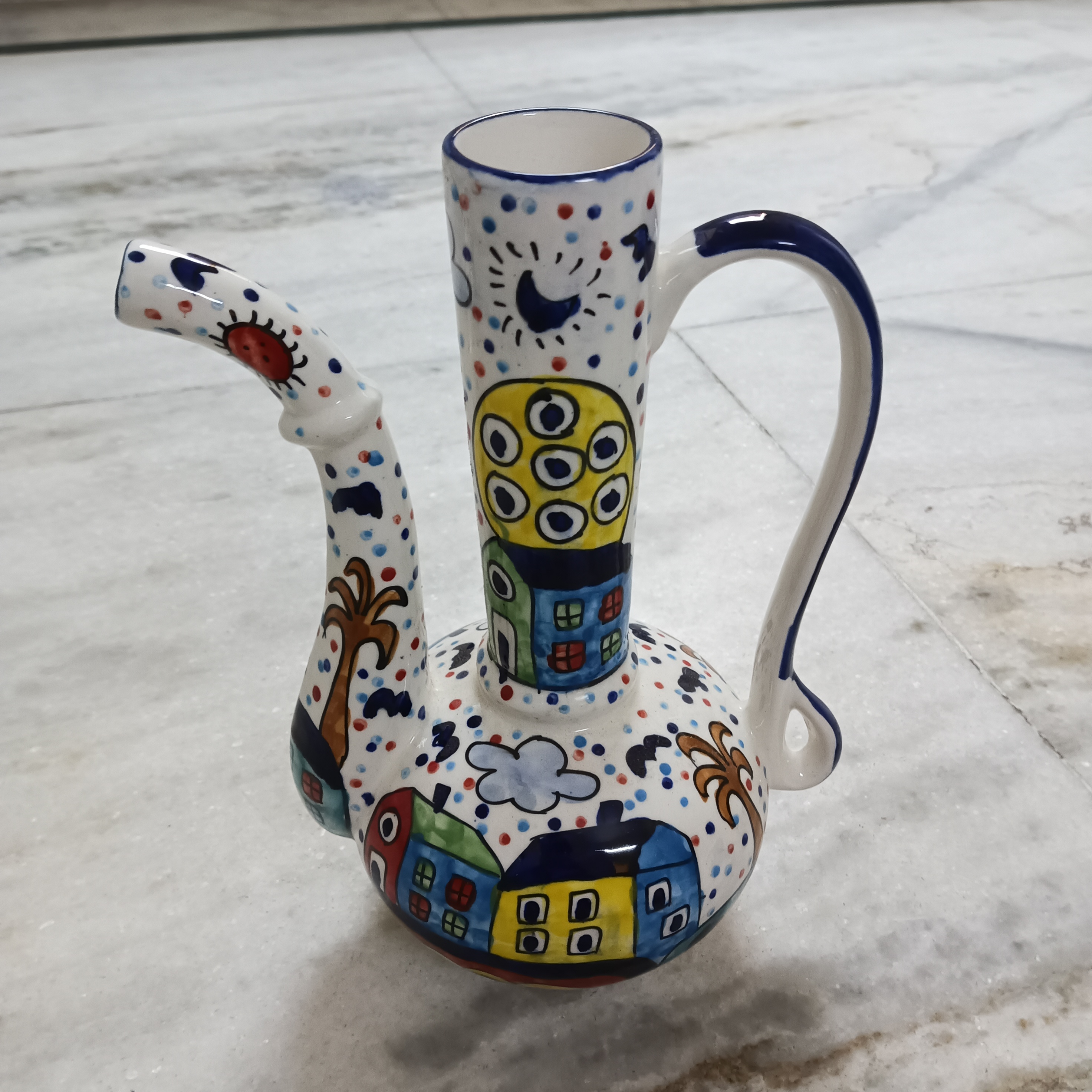 Handpainted Ceramic Tea Set