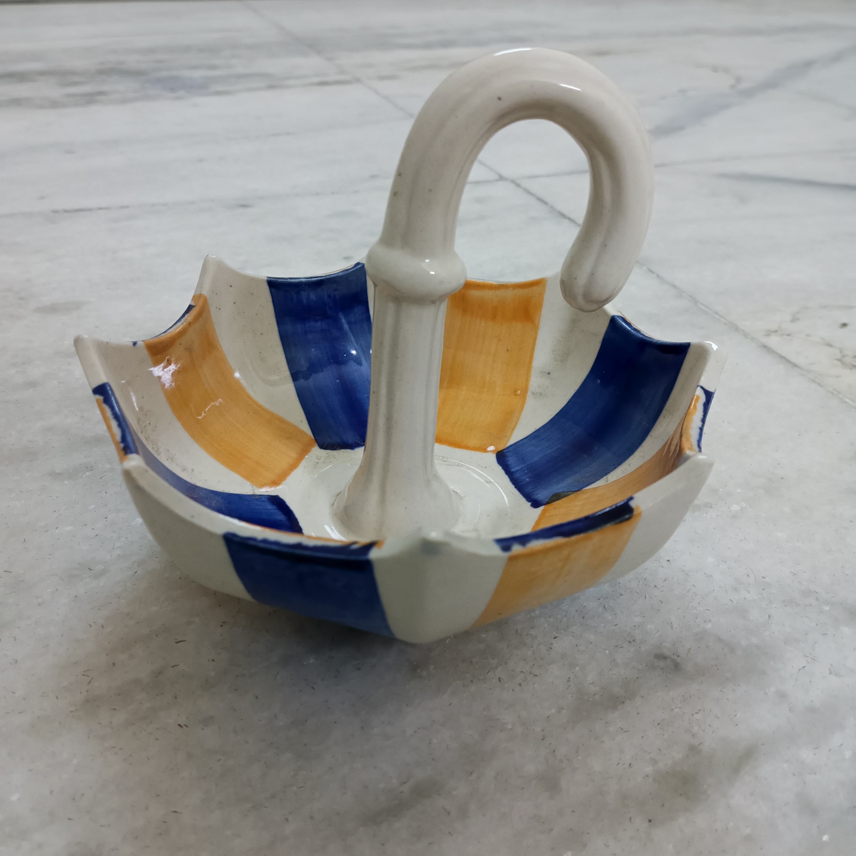 Umbrella-Shaped Ceramic Bowl