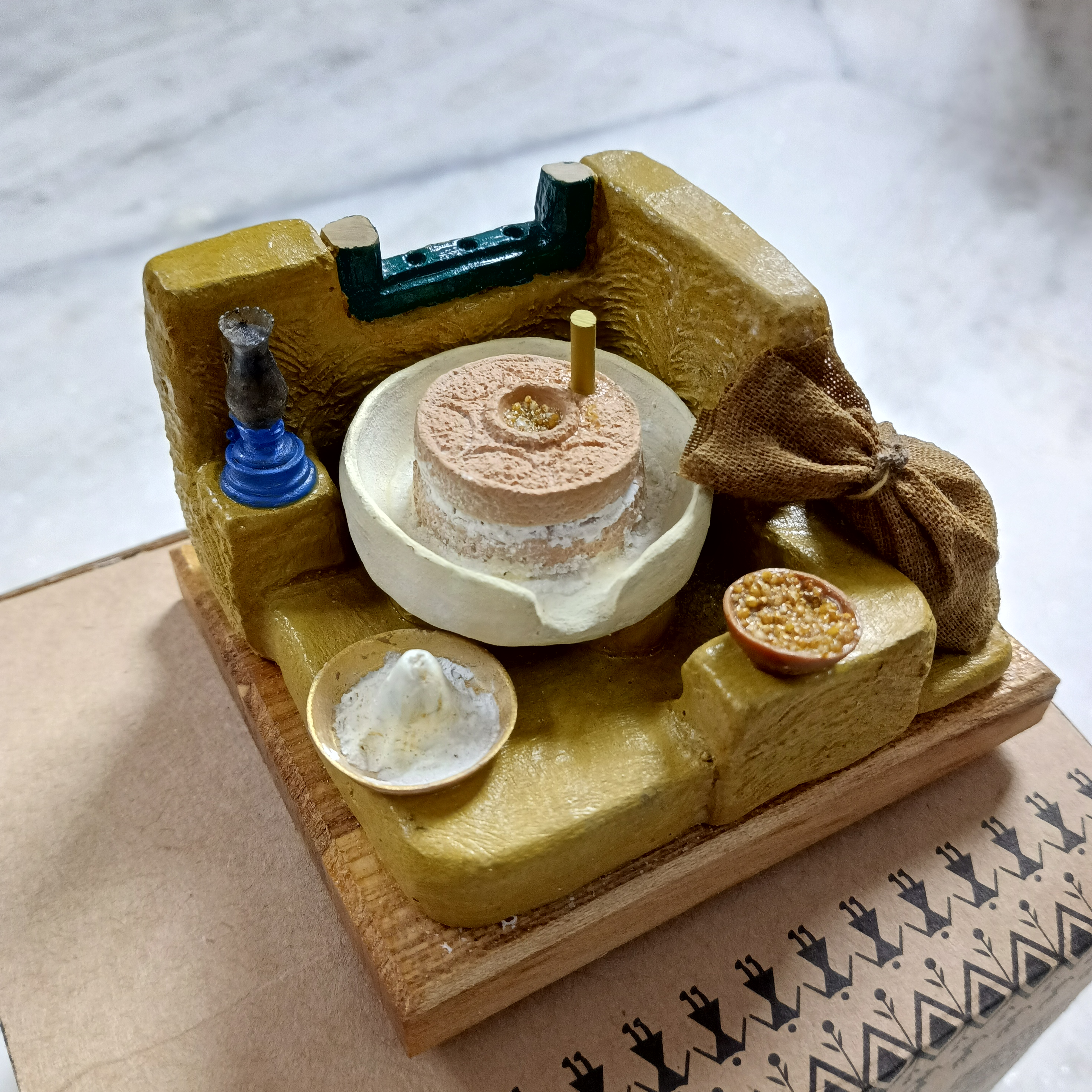 Aate ki Chakki Miniature Set