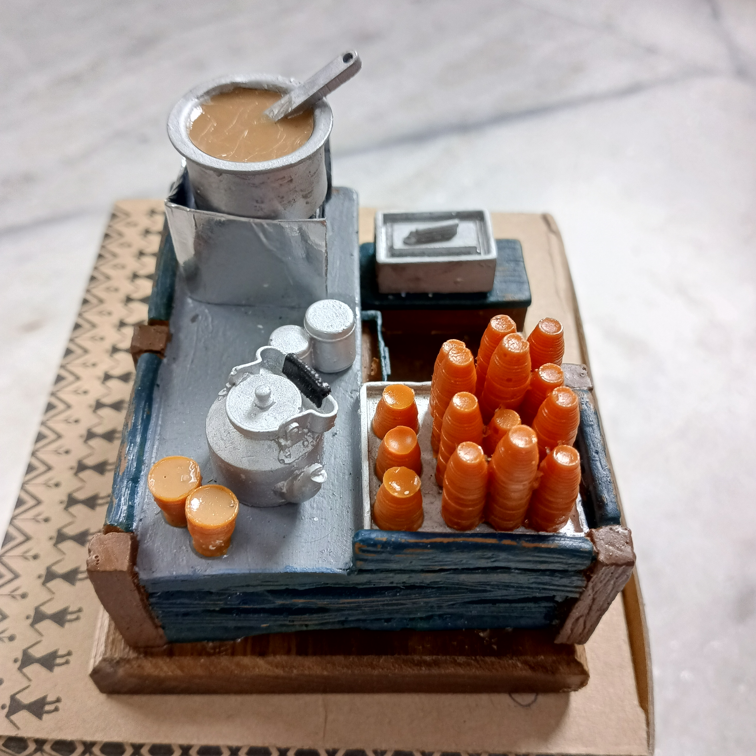 Chai Stall Miniature Set