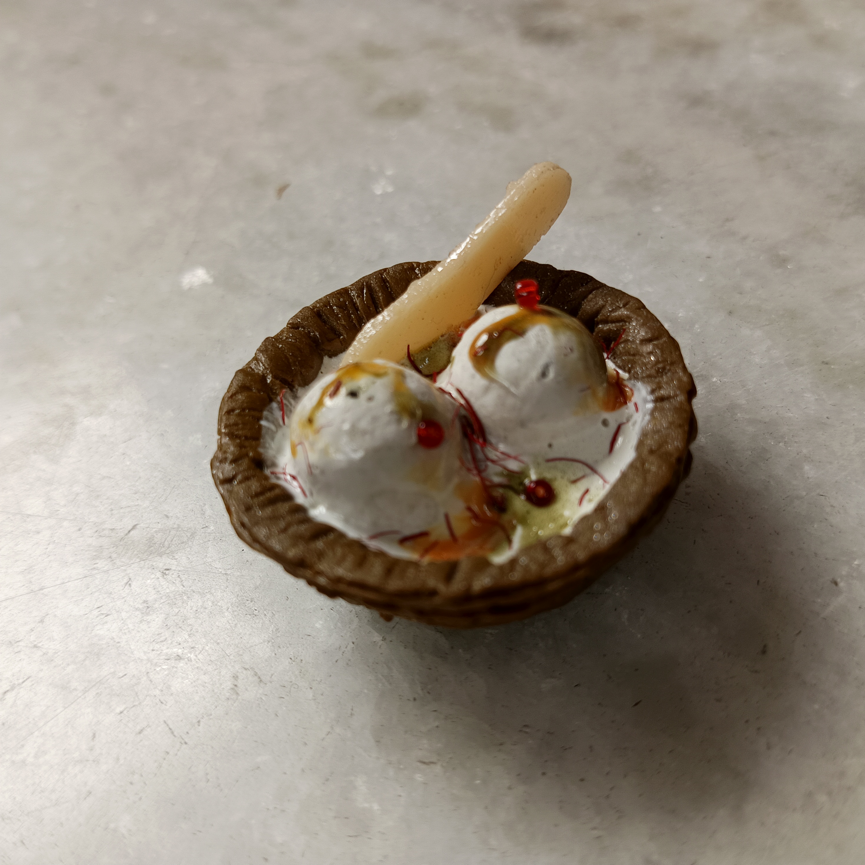 Miniature Dahi Vada Fridge Magnet