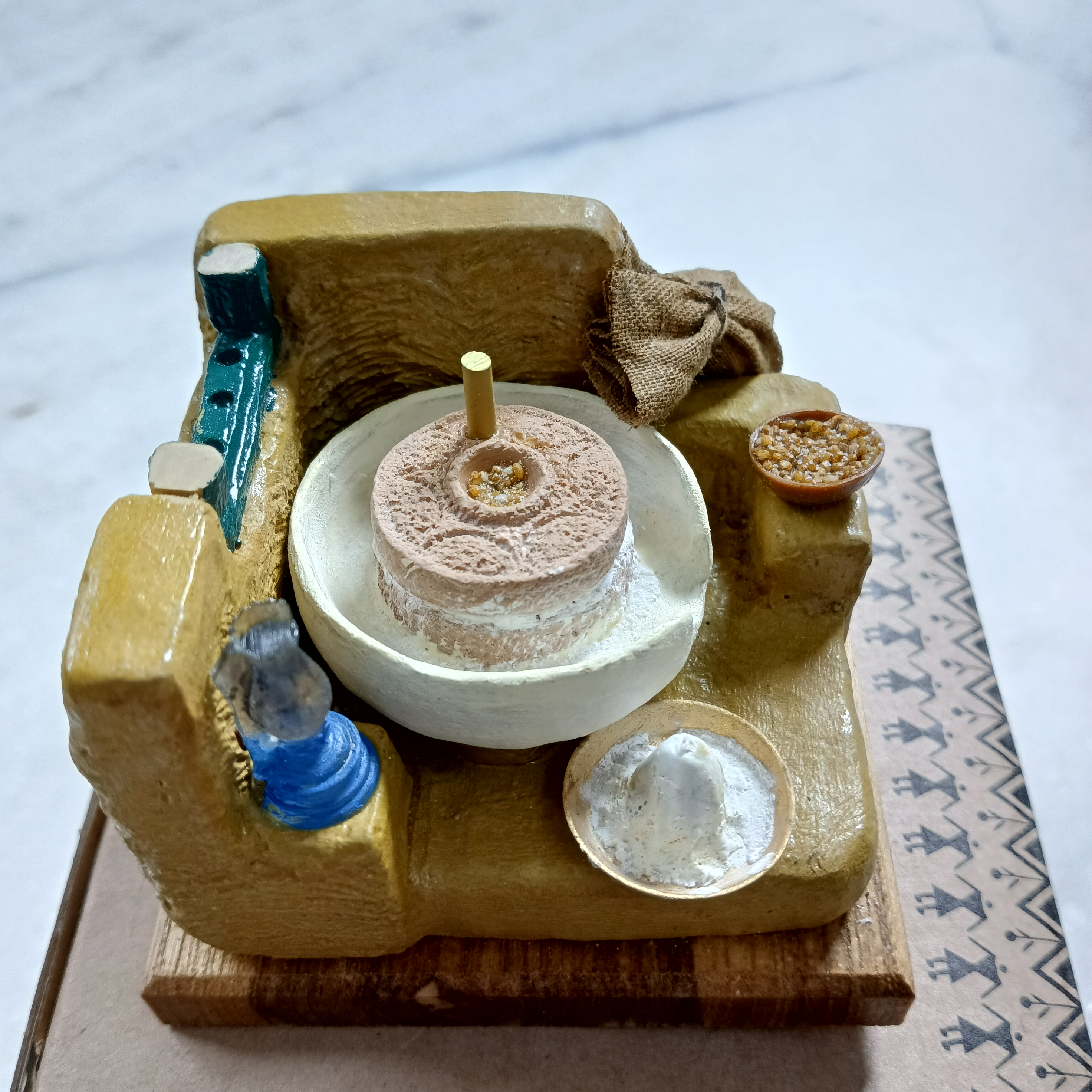 Aate ki Chakki Miniature Set