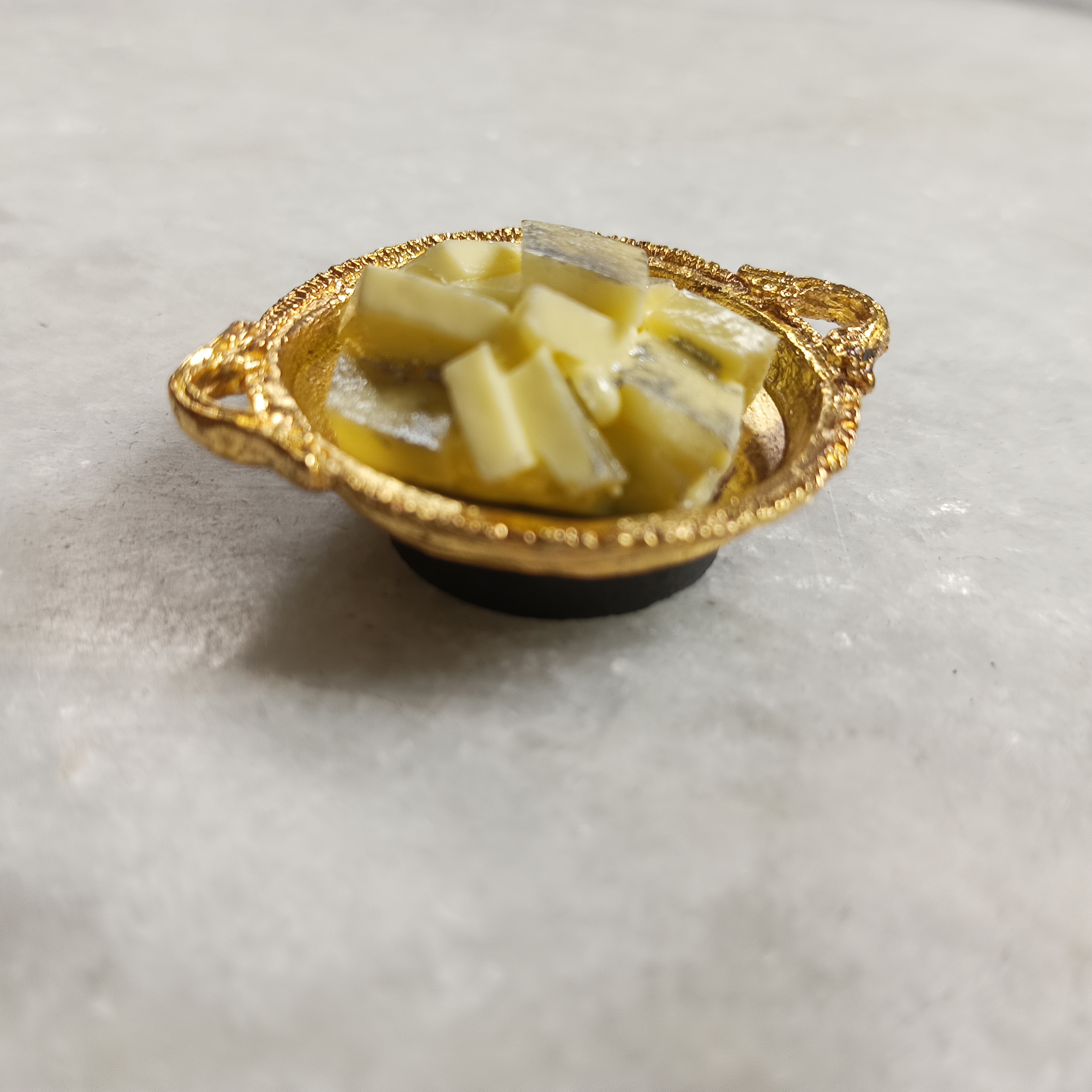 Miniature Kaju Katli Fridge Magnet