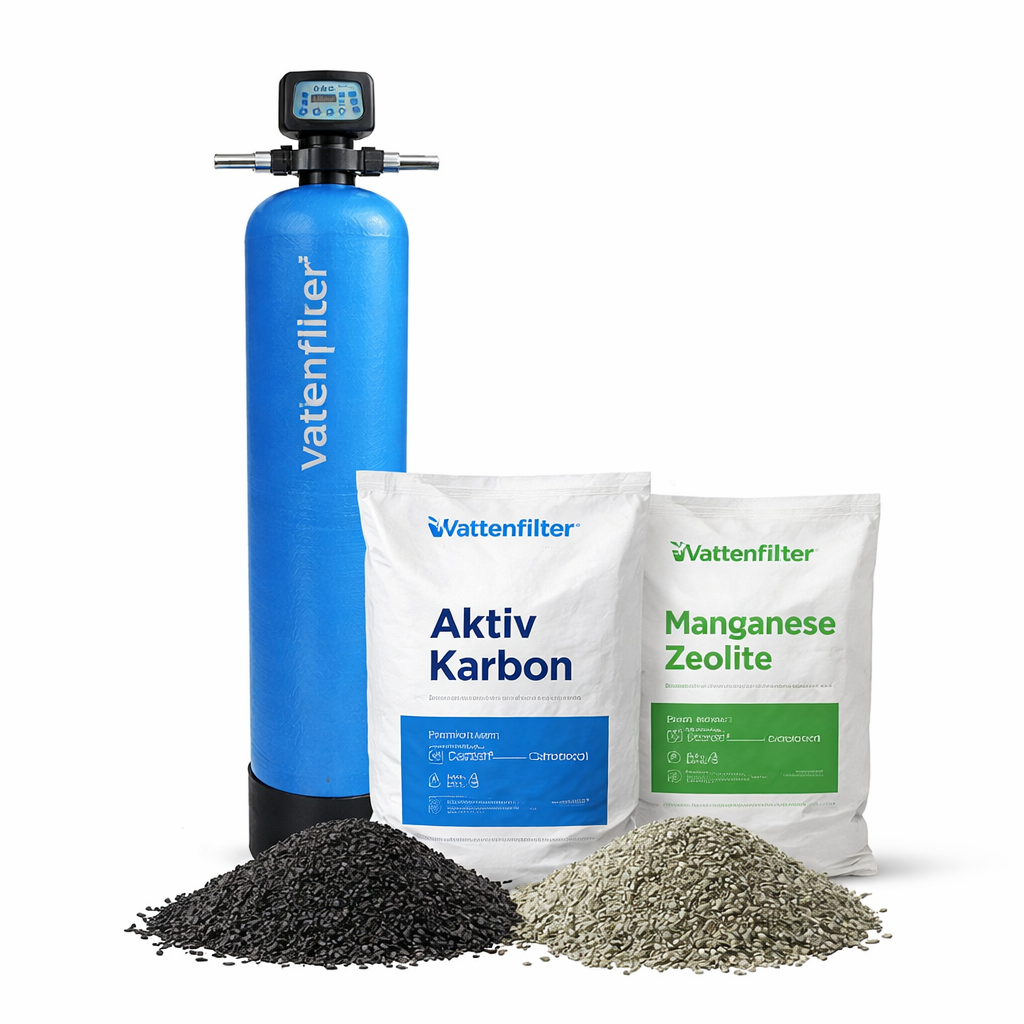 Water filtration FRP 1054 Manual Head with Media