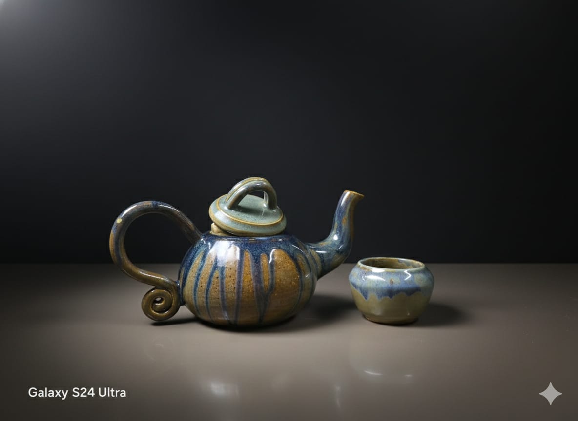 Handcrafted Ceramic Teapot