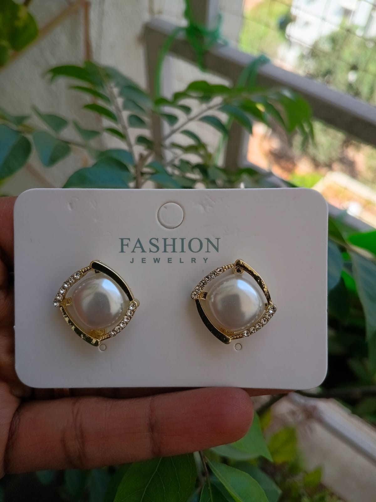 Pearl Stud Earrings
