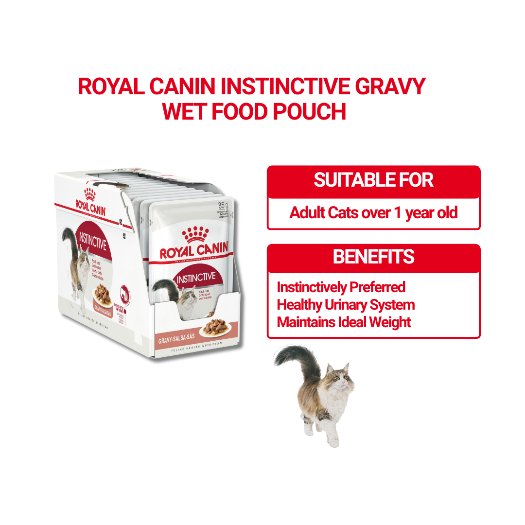 Royal Canin Instinctive Gravy Wet Pouch (85gx12)