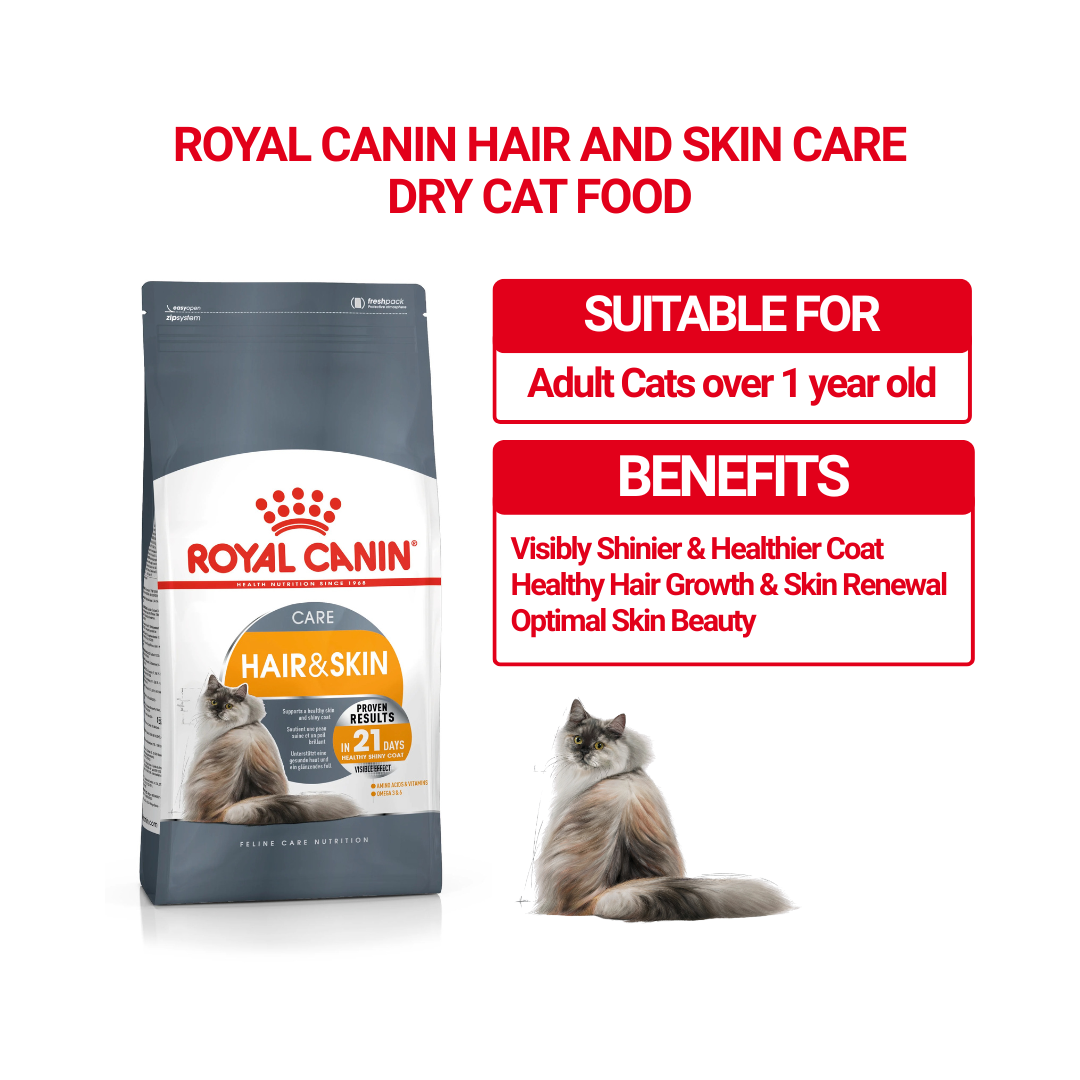 Royal Canin Hair and Skin Care Dry Food (2kg/4kg)
