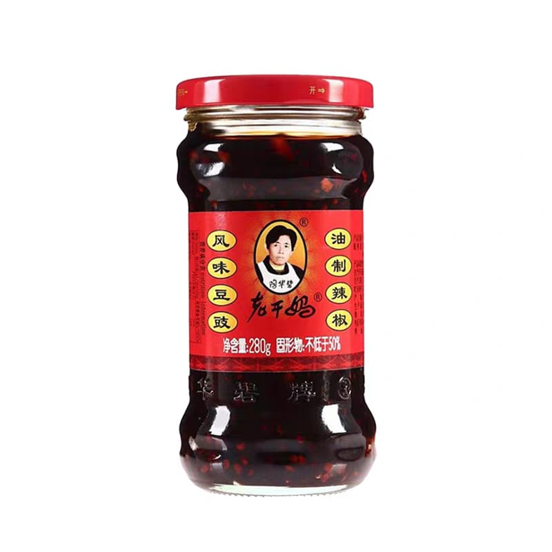 老干妈风味豆豉油制辣椒 280G LaoGanMa Fermented Black Soybean Chili Oil 280G