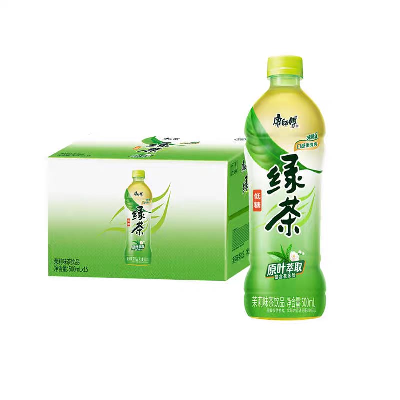 康师傅绿茶-低糖500ML Master Kang Green Tea Less Sugar 500ML