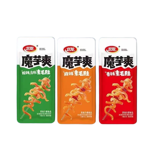 卫龙魔芋爽素毛肚系列 15G-50G WeiLong Spicy Konjac Series 15G-50G