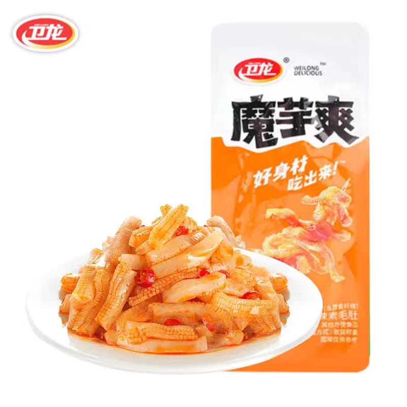 卫龙魔芋爽素毛肚系列 15G-50G WeiLong Spicy Konjac Series 15G-50G