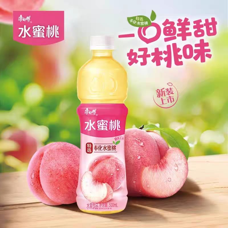 康师傅水蜜桃 500ML Master Kang Peach Juice 500ML