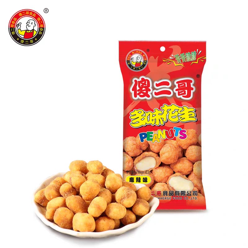 傻二哥多味花生系列 30G ShaErGe Peanuts Series 30G