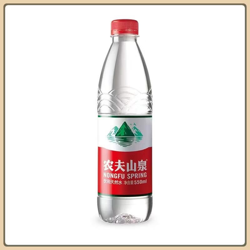 农夫山泉天然饮用水550ML NongFu Spring Natural  Mineral Water 550ML