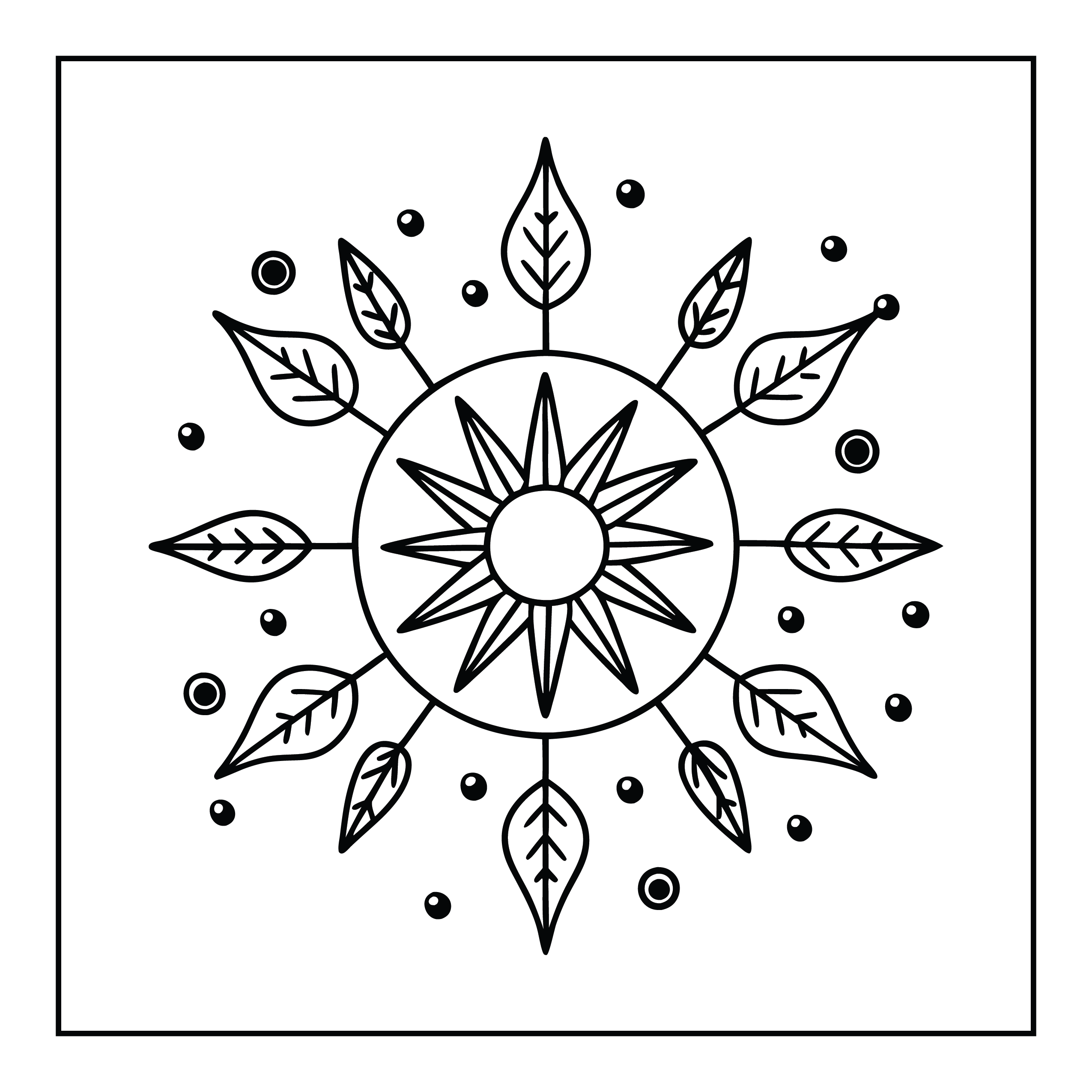 Mandala Coloring Book for Kids (PDF) – 90 Bold & Easy Pages