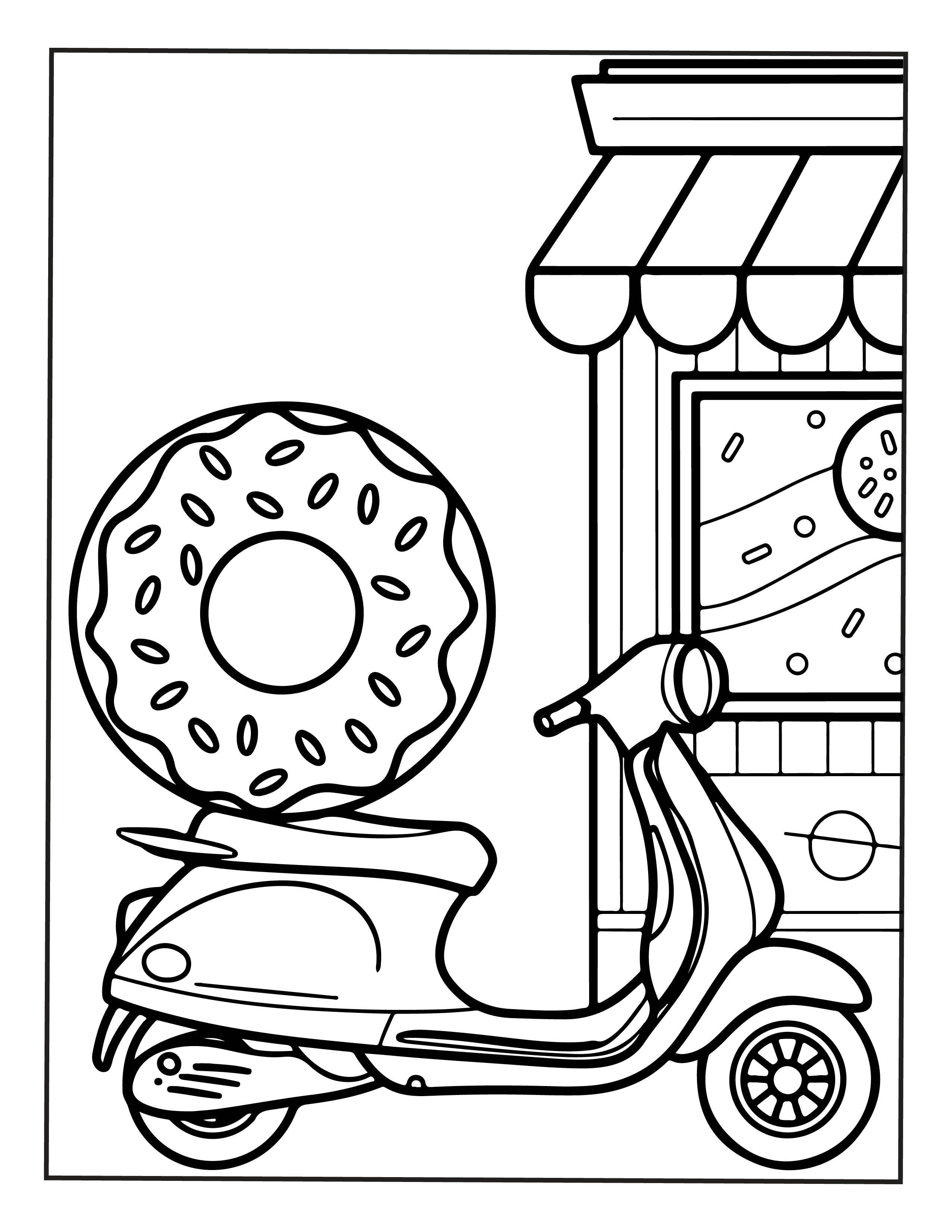 Cute Vehicles Coloring Book for Kids (PDF) – 72 Screen-Free Fun Pages Parents Love