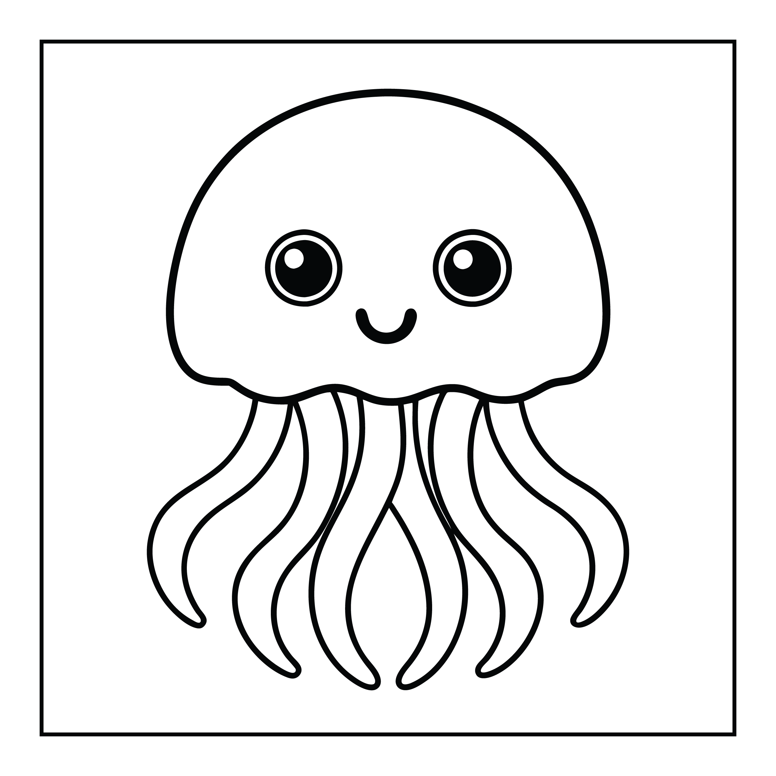 Kawaii Vibes Coloring Book for Kids (PDF) – 57 Bold & Easy Pages