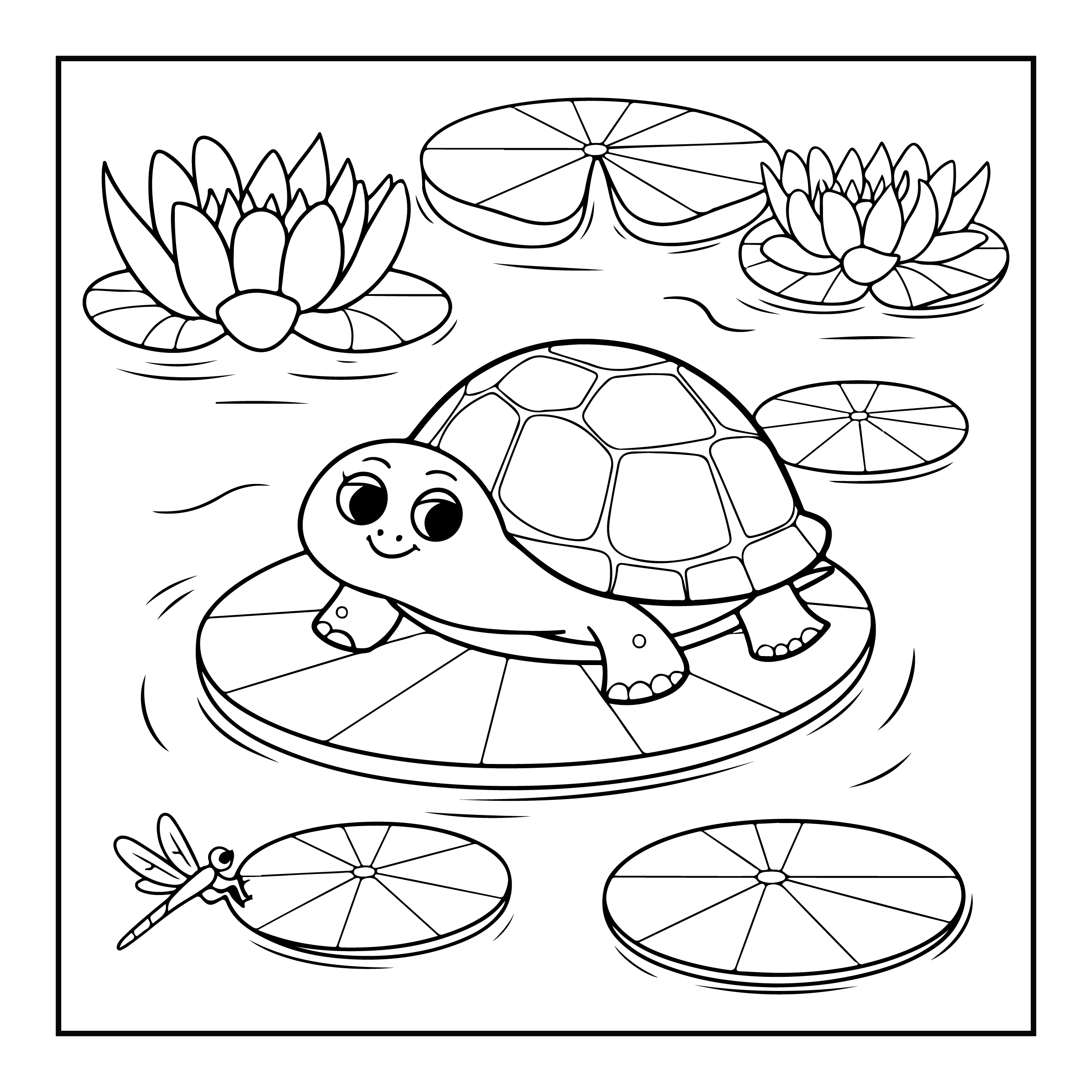 Animals Relaxation Coloring Book for Kids (PDF) –75 Calm & Easy Pages